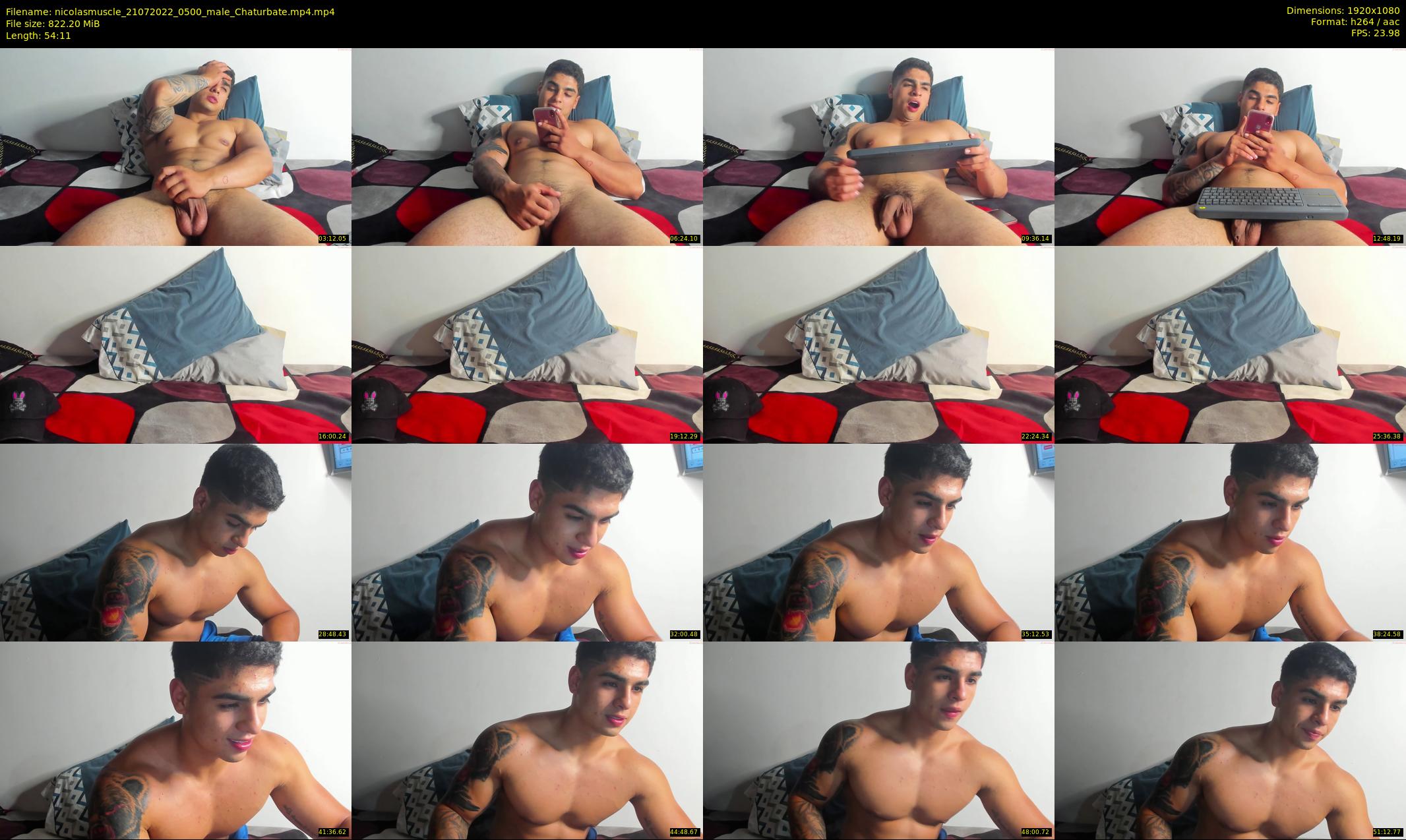 nicolasmuscle — 55 minute Chaturbate male cam show recording, 1080p, Jul 21, 2022