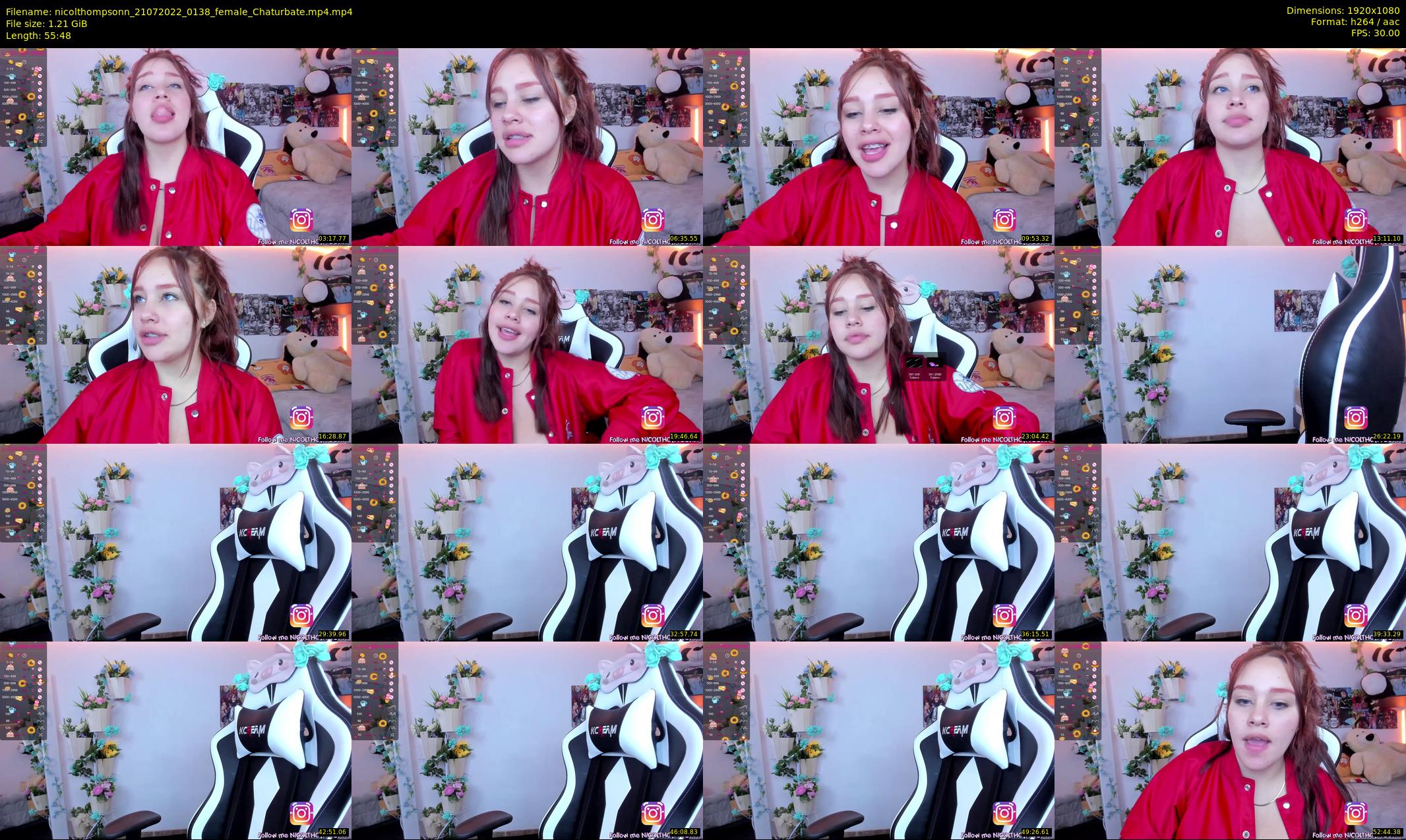 nicolthompsonn — 56 minute Chaturbate female cam show recording, 1080p, Jul 21, 2022