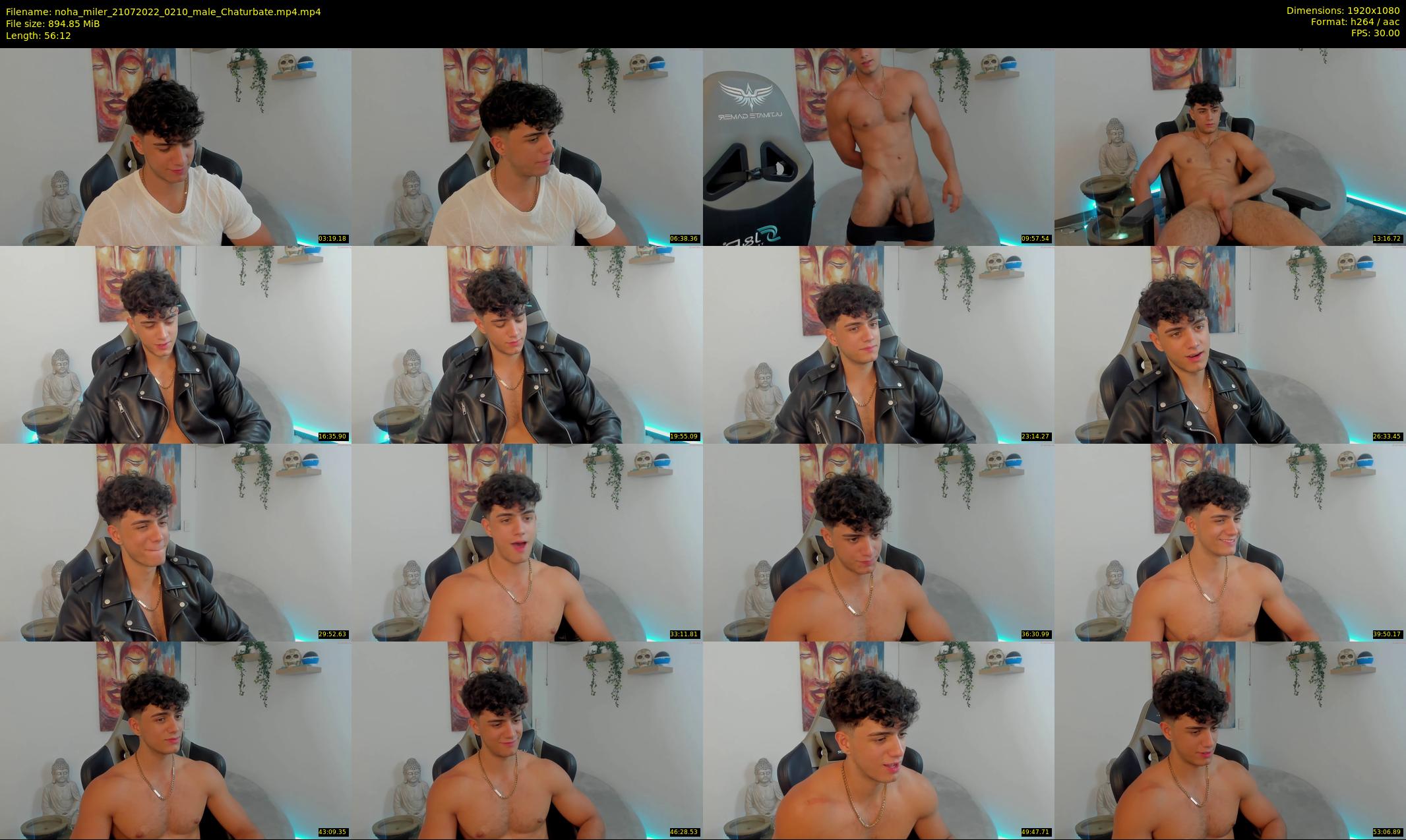 noha_miler — 57 minute Chaturbate male cam show recording, 1080p, Jul 21, 2022