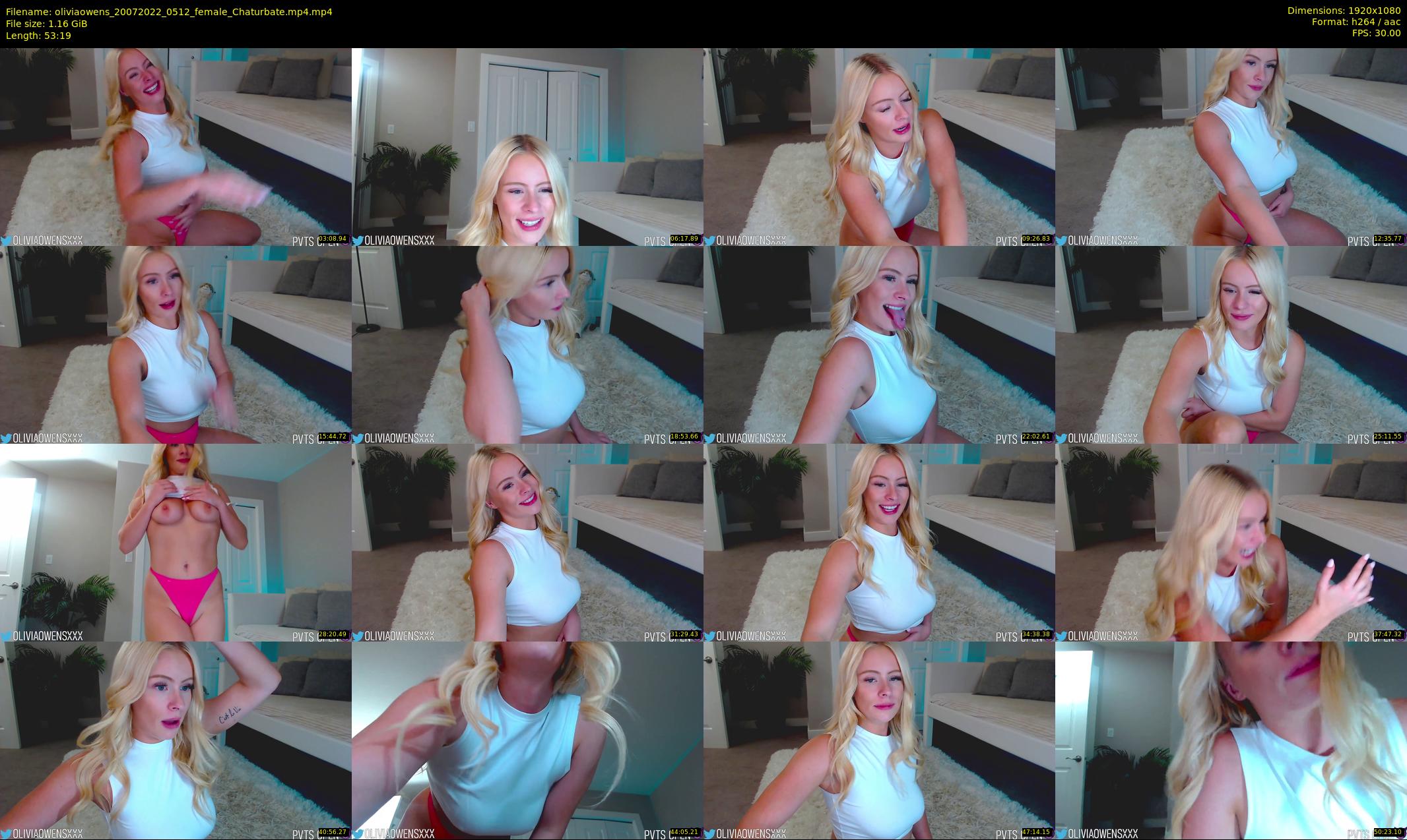 oliviaowens — 54 minute Chaturbate female cam show recording, 1080p, Jul 20, 2022