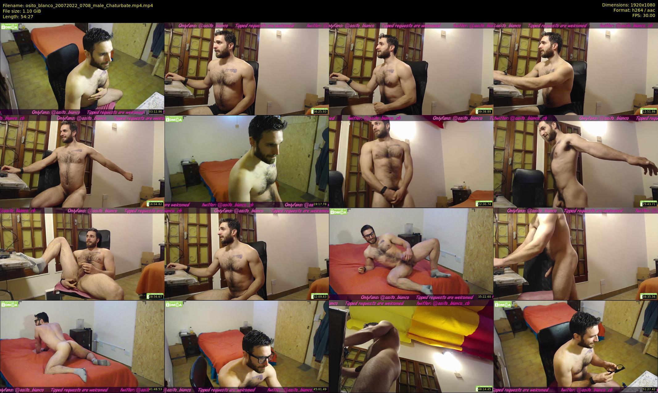 osito_blanco — 55 minute Chaturbate male cam show recording, 1080p, Jul 20, 2022