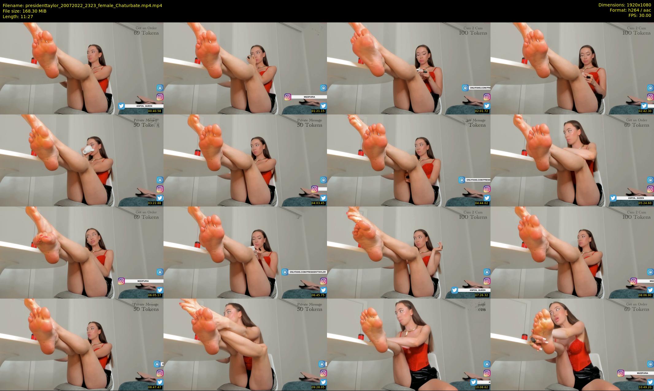 presidenttaylor — 12 minute Chaturbate female cam show recording, 1080p, Jul 20, 2022