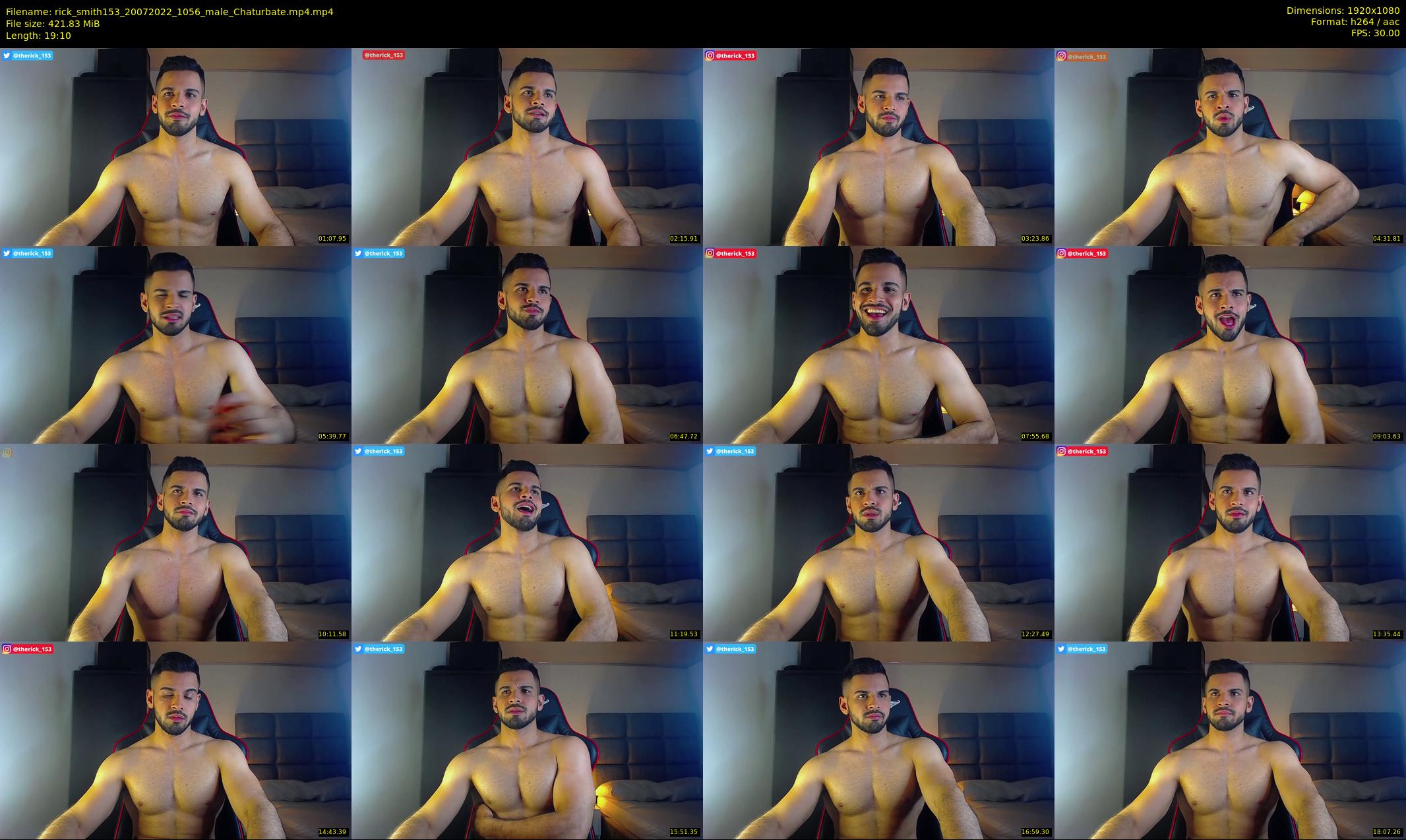 rick_smith153 — 20 minute Chaturbate male cam show recording, 1080p, Jul 20, 2022