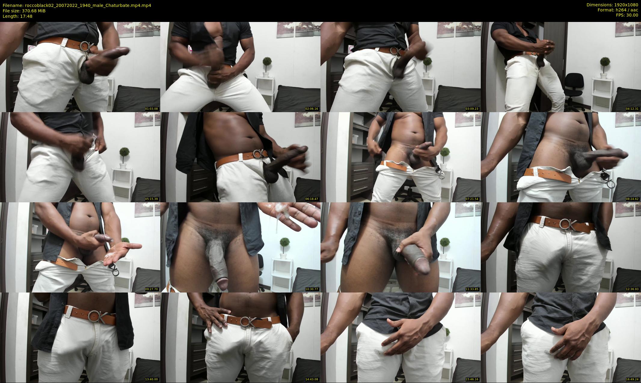 roccoblack02 — 18 minute Chaturbate male cam show recording, 1080p, Jul 20, 2022