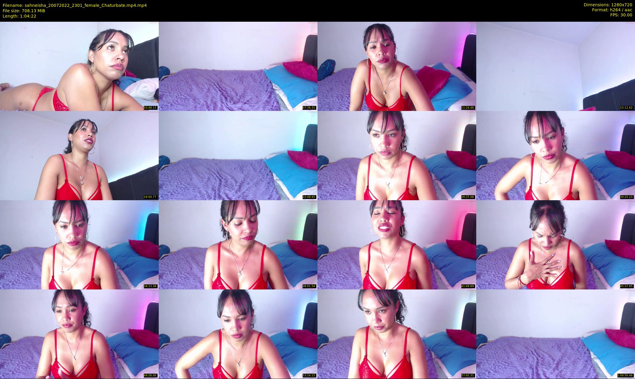 sahneisha — 65 minute Chaturbate female cam show recording, 720p, Jul 20, 2022