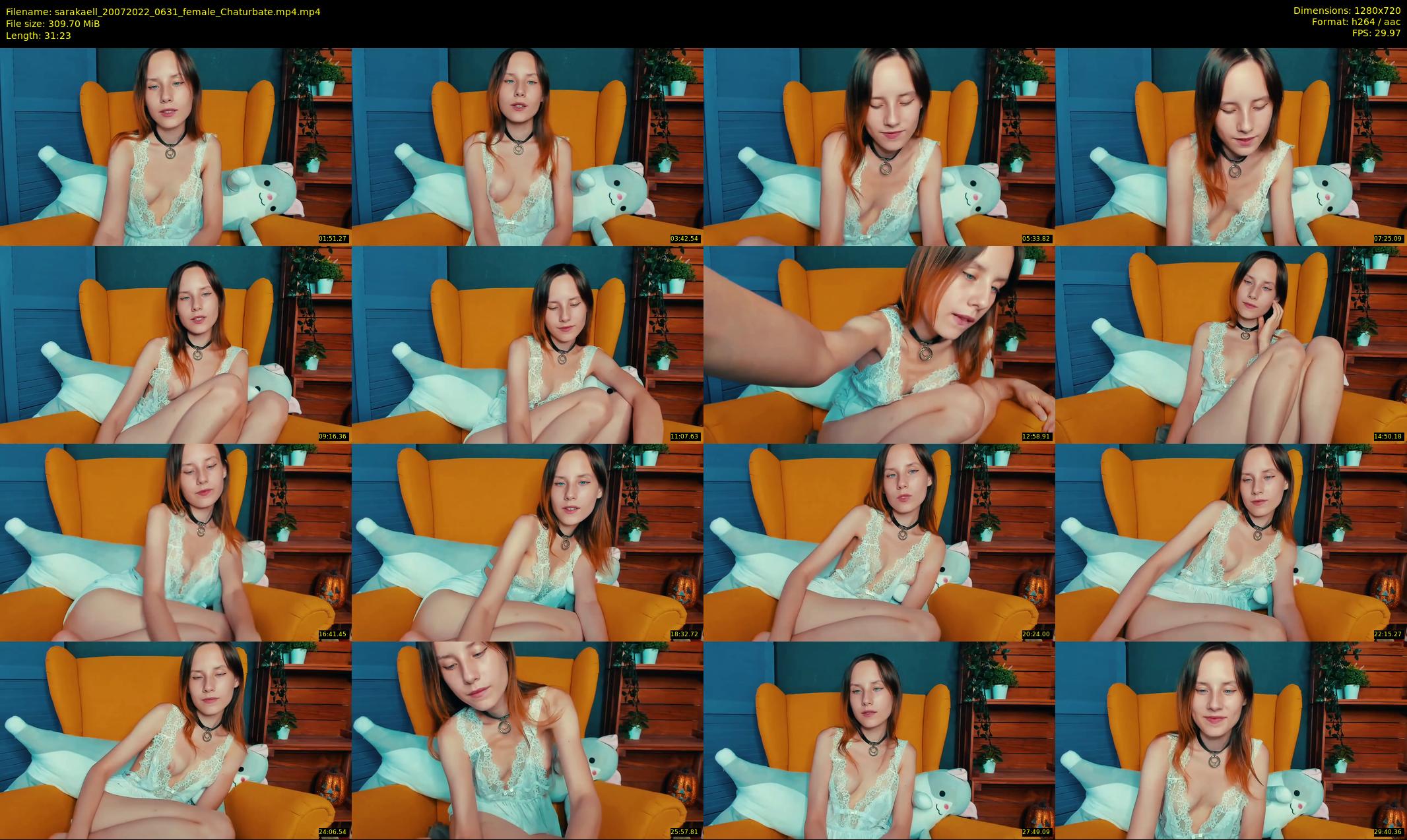 sarakaell — 32 minute Chaturbate female cam show recording, 720p, Jul 20, 2022