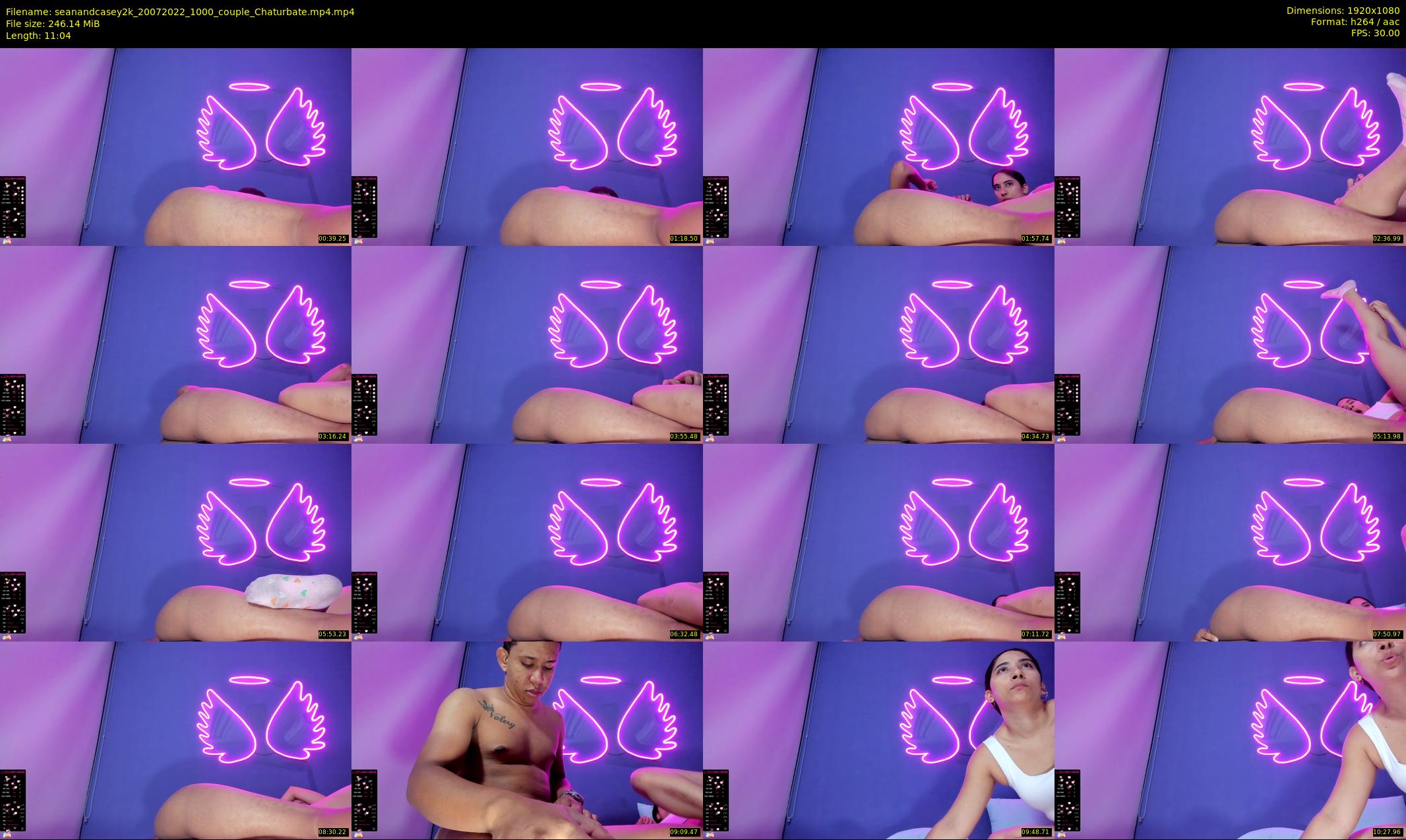 seanandcasey2k — 12 minute Chaturbate couple cam show recording, 1080p, Jul 20, 2022