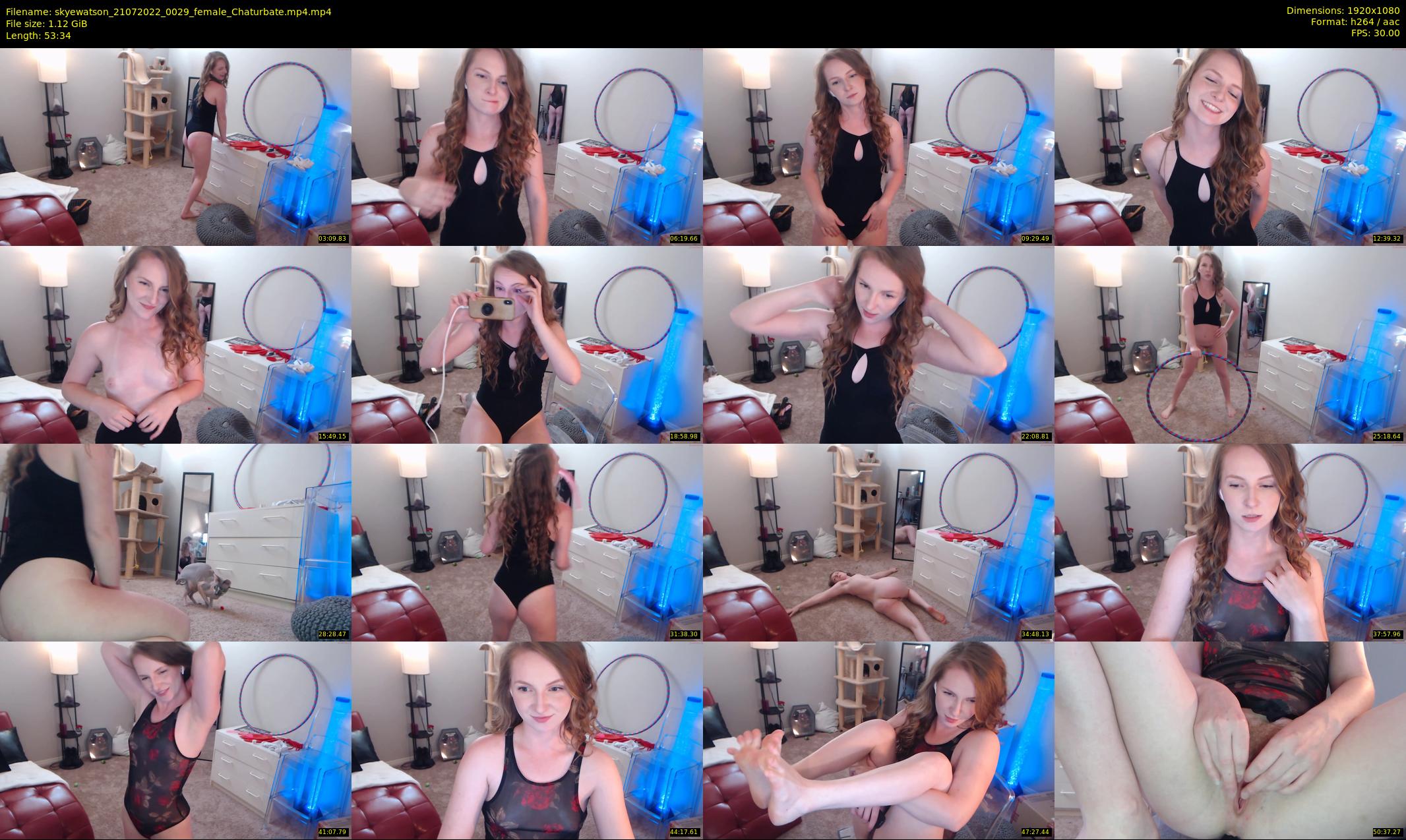 skyewatson — 54 minute Chaturbate female cam show recording, 1080p, Jul 21, 2022