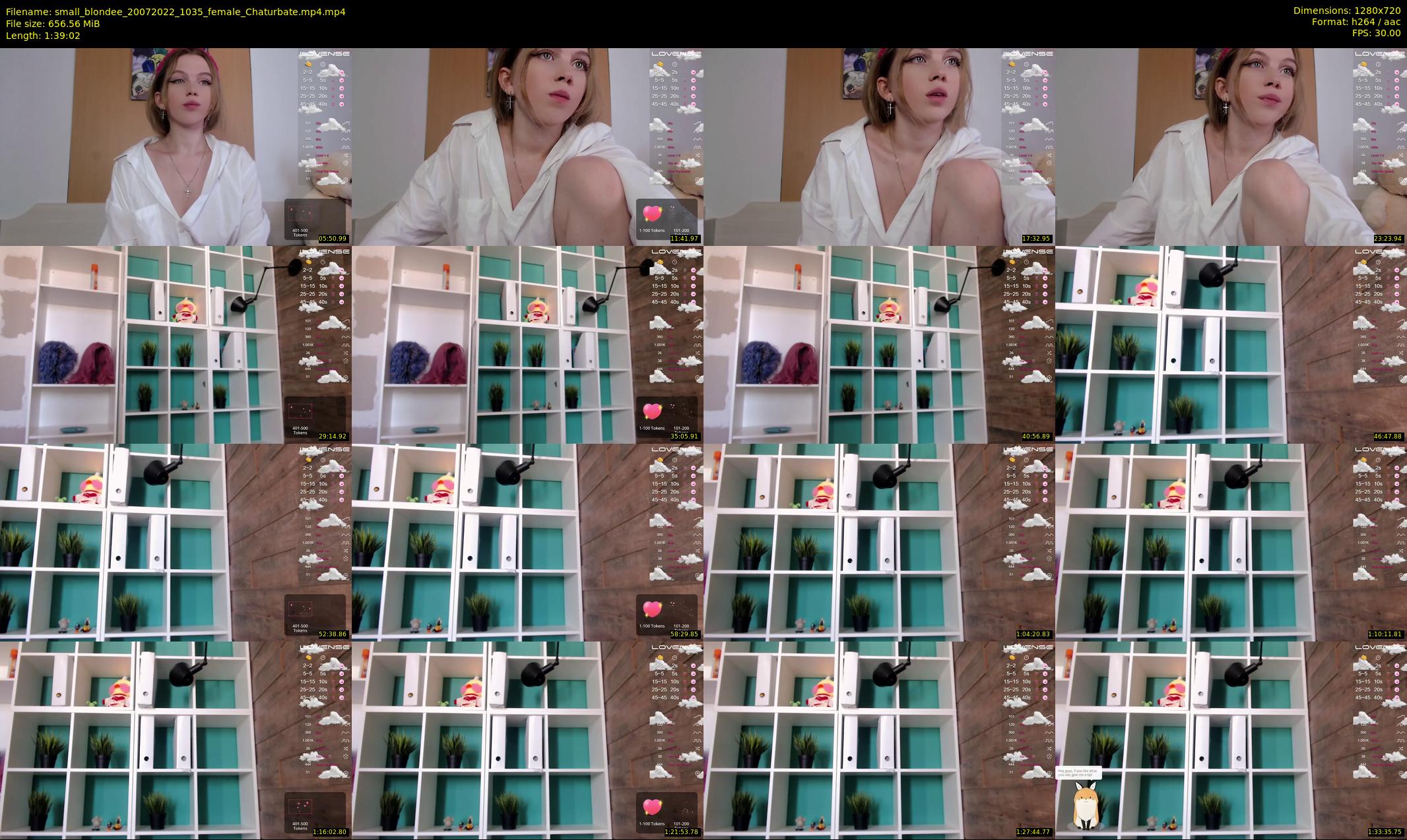 small_blondee — 100 minute Chaturbate female cam show recording, 720p, Jul 20, 2022