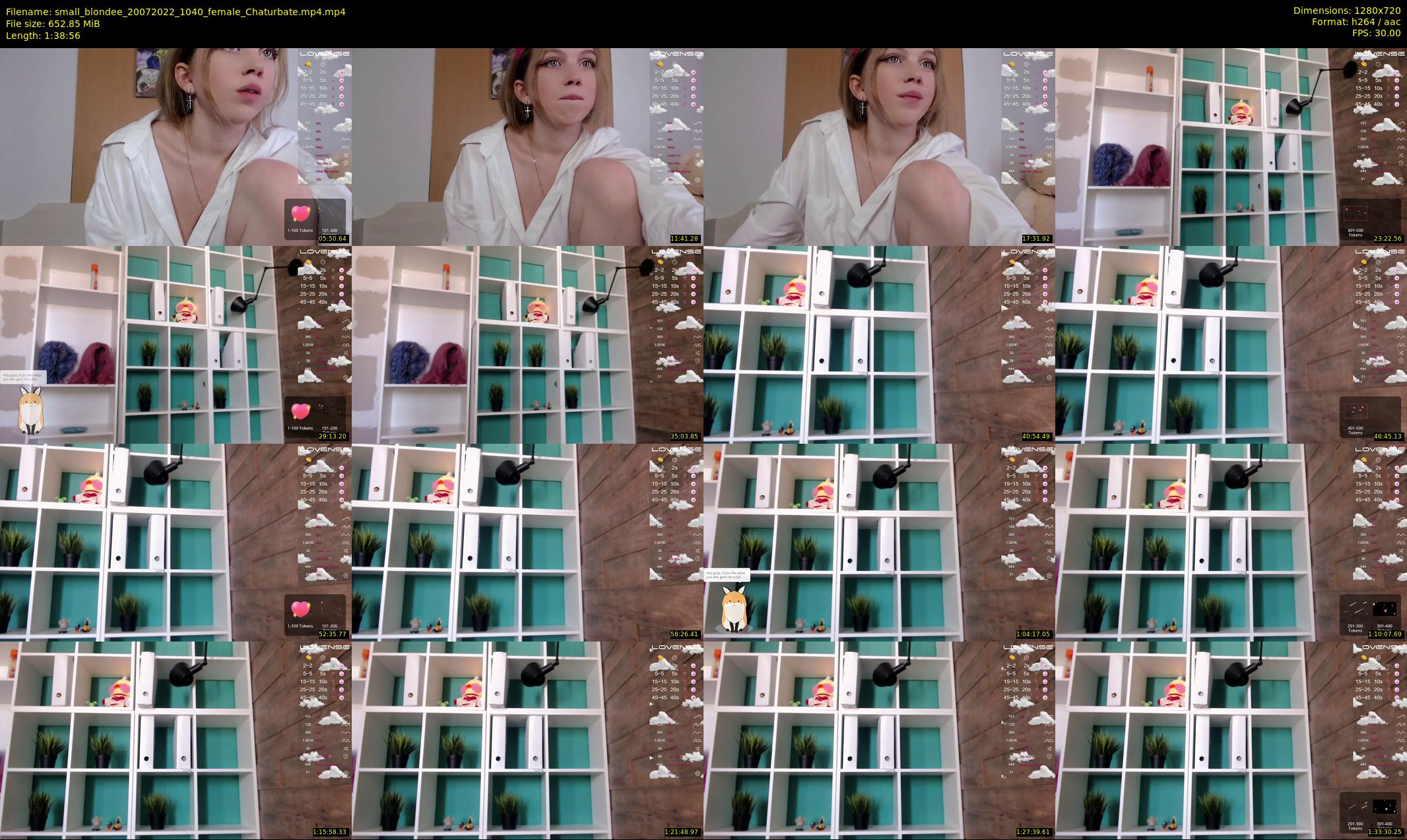 small_blondee — 99 minute Chaturbate female cam show recording, 720p, Jul 20, 2022