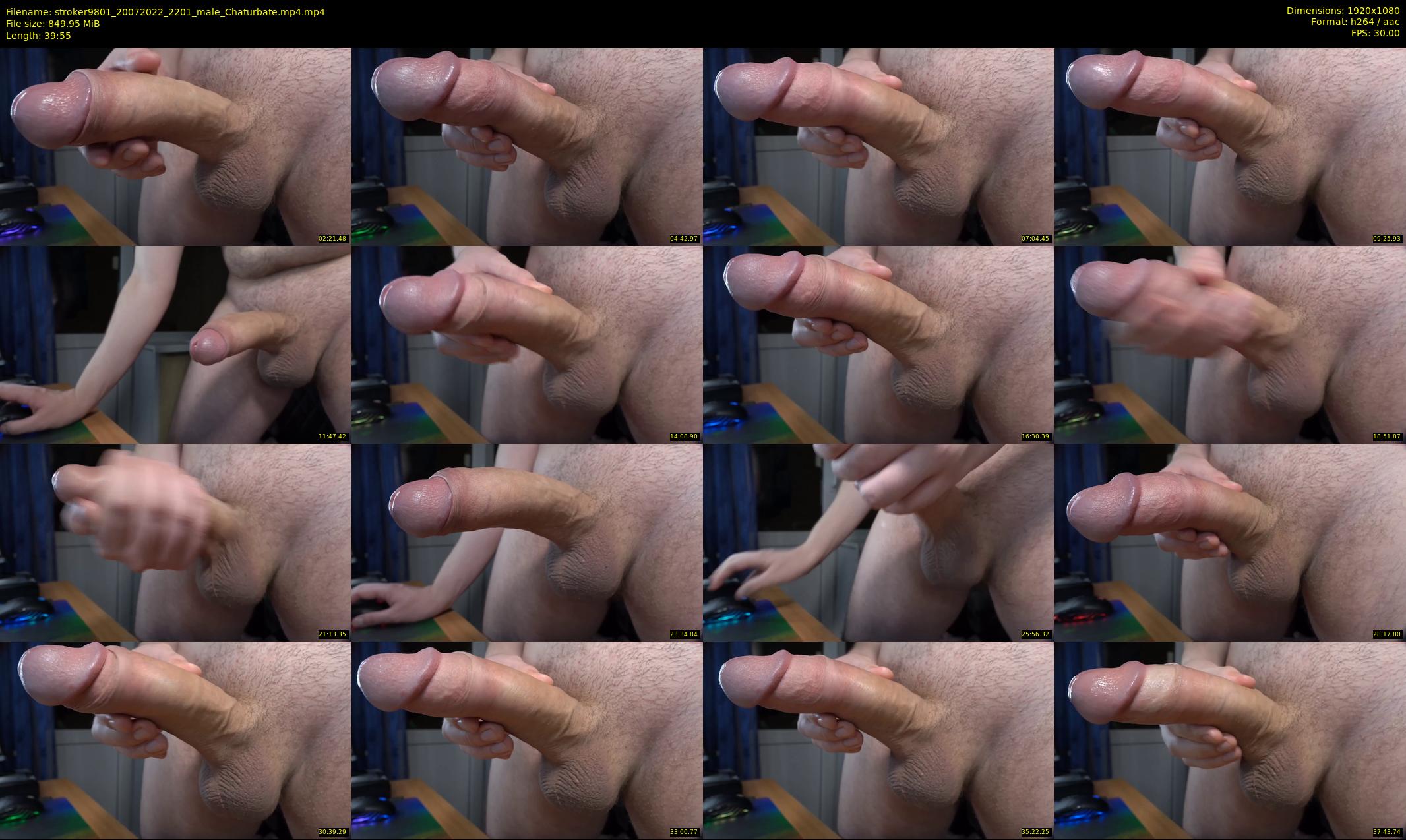 stroker9801 — 40 minute Chaturbate male cam show recording, 1080p, Jul 20, 2022