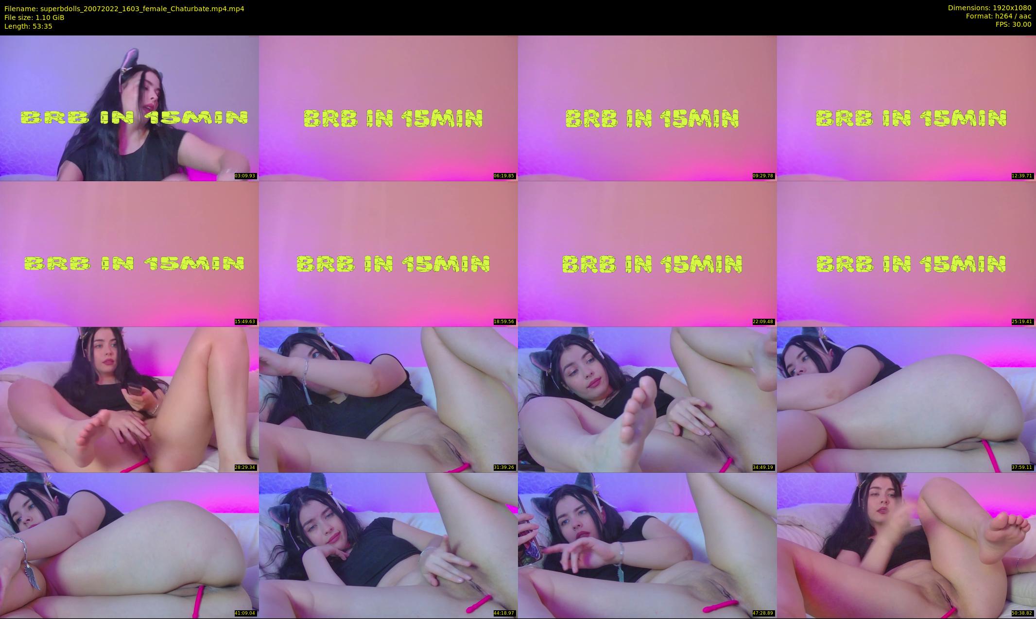 superbdolls — 54 minute Chaturbate couple cam show recording, 1080p, Jul 20, 2022