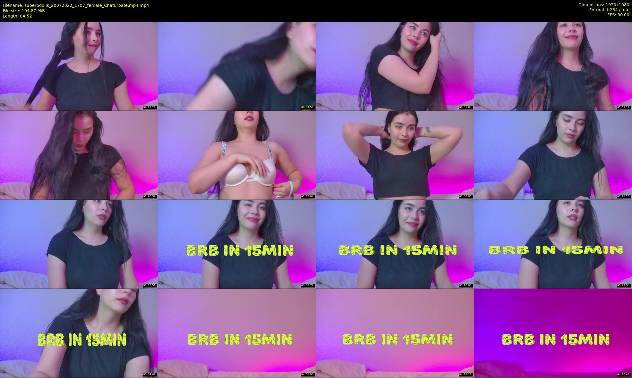 superbdolls — 5 minute Chaturbate couple cam show recording, 1080p, Jul 20, 2022