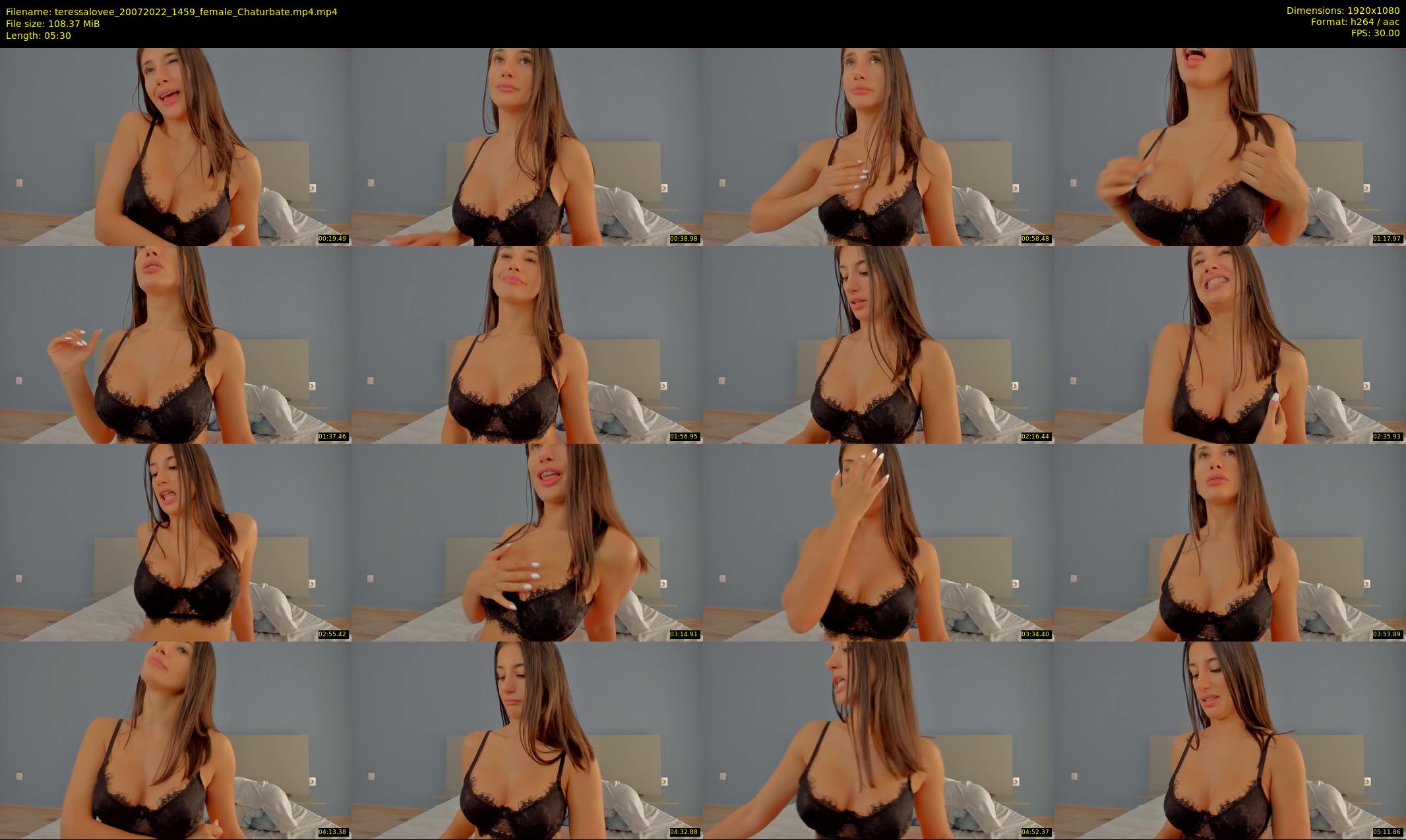 teressalovee — 6 minute Chaturbate female cam show recording, 1080p, Jul 20, 2022