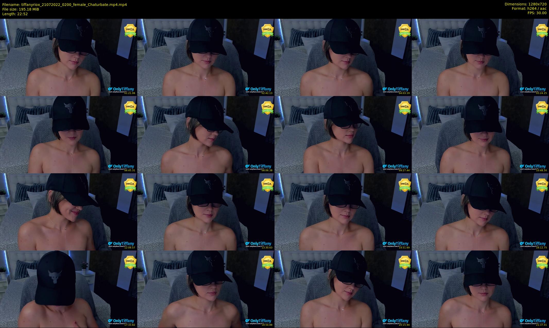 tiffanyriox — 23 minute Chaturbate female cam show recording, 720p, Jul 21, 2022