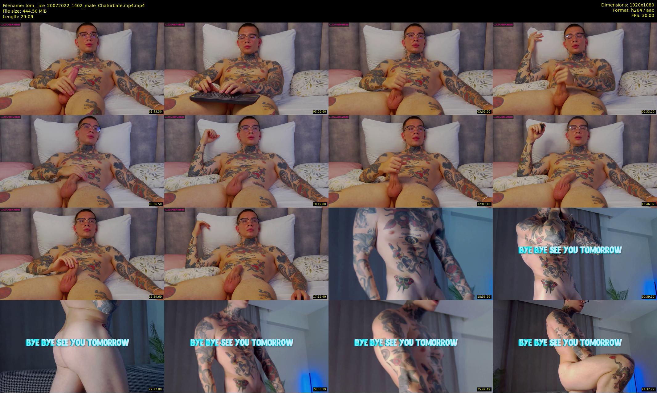 tom__ice — 30 minute Chaturbate male cam show recording, 1080p, Jul 20, 2022
