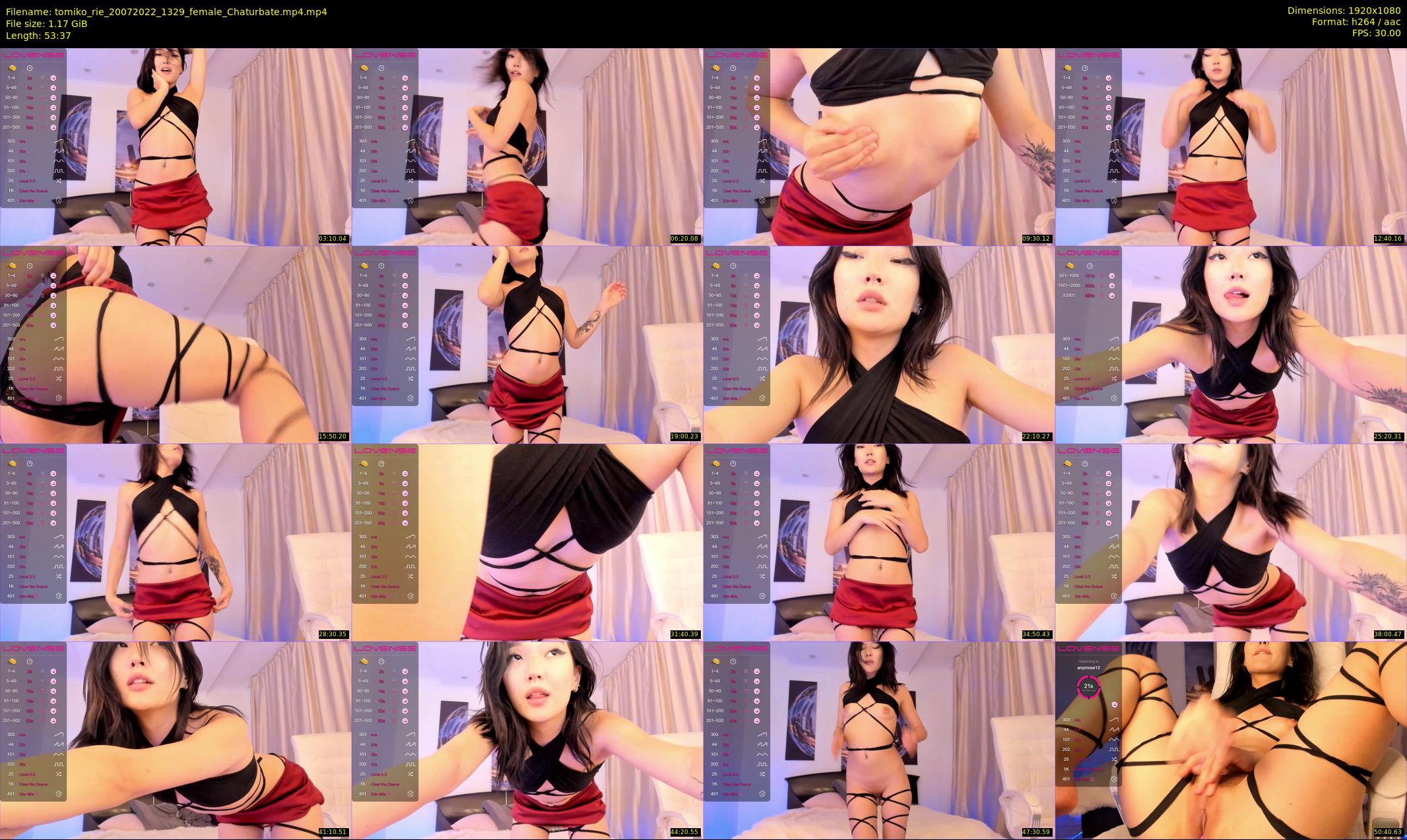 tomiko_rie — 54 minute Chaturbate female cam show recording, 1080p, Jul 20, 2022
