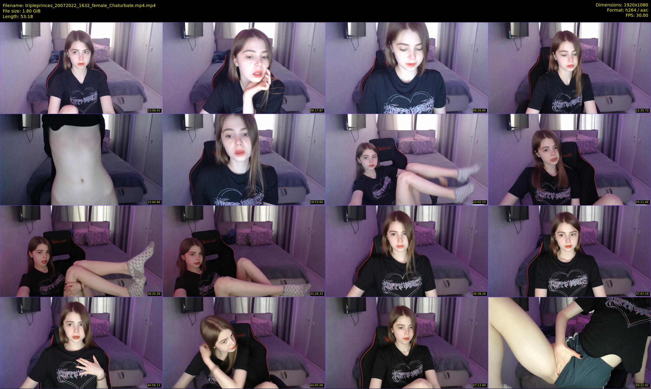 tripleprinces — 54 minute Chaturbate female cam show recording, 1080p, Jul 20, 2022