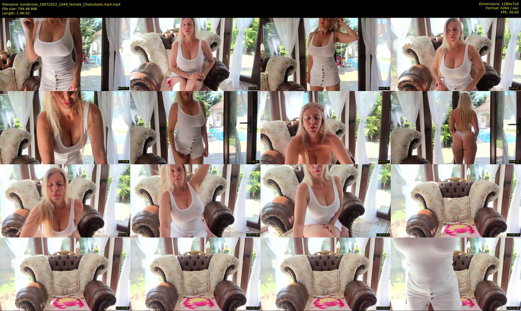 tunderose — 107 minute Chaturbate female cam show recording, 720p, Jul 20, 2022