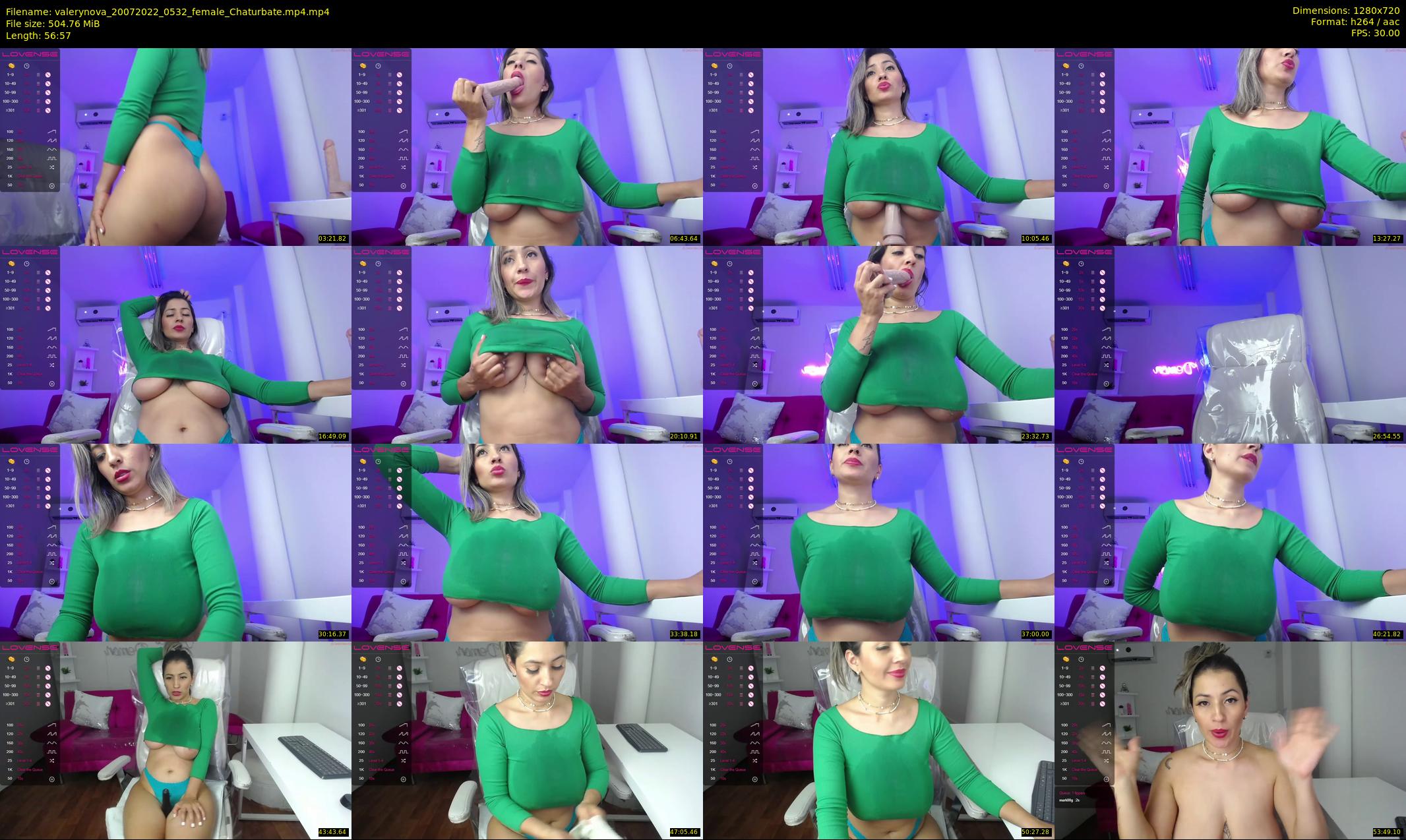 valerynova — 57 minute Chaturbate female cam show recording, 720p, Jul 20, 2022