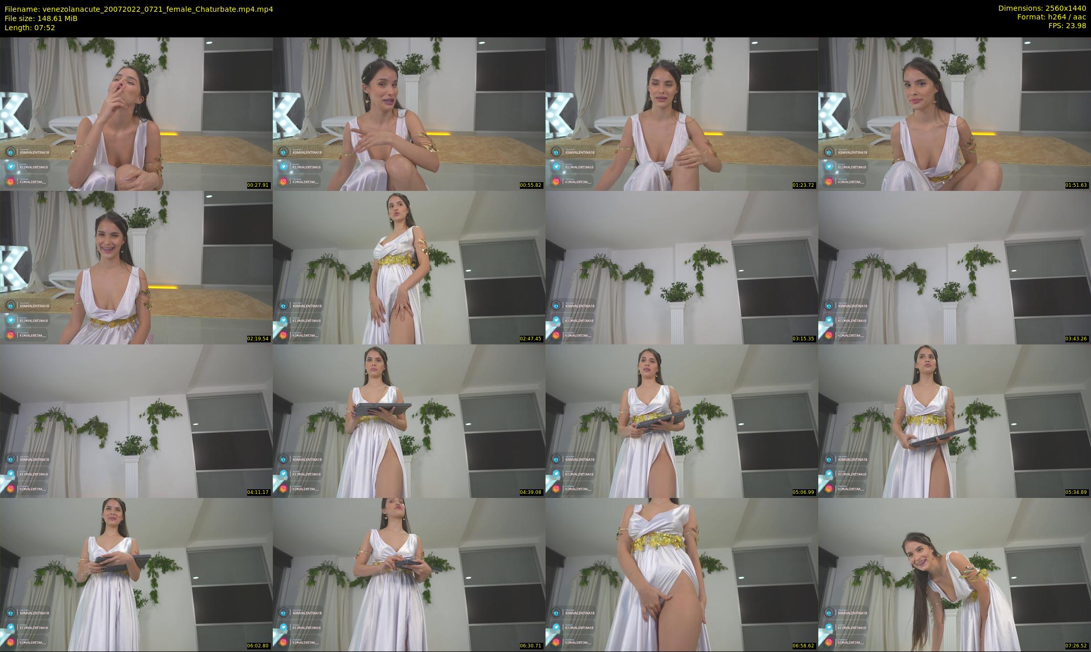 venezolanacute — 8 minute Chaturbate female cam show recording, 1080p, Jul 20, 2022
