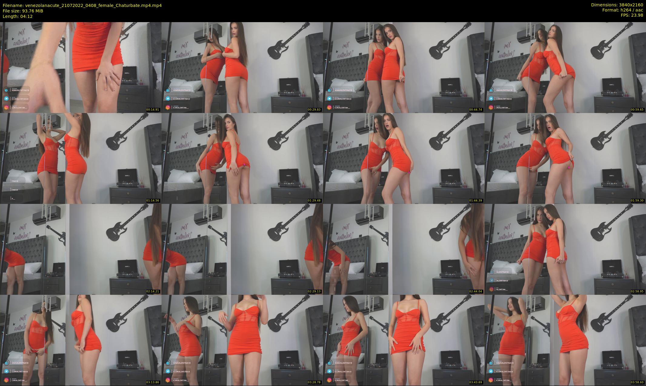 venezolanacute — 5 minute Chaturbate female cam show recording, 4K, Jul 21, 2022