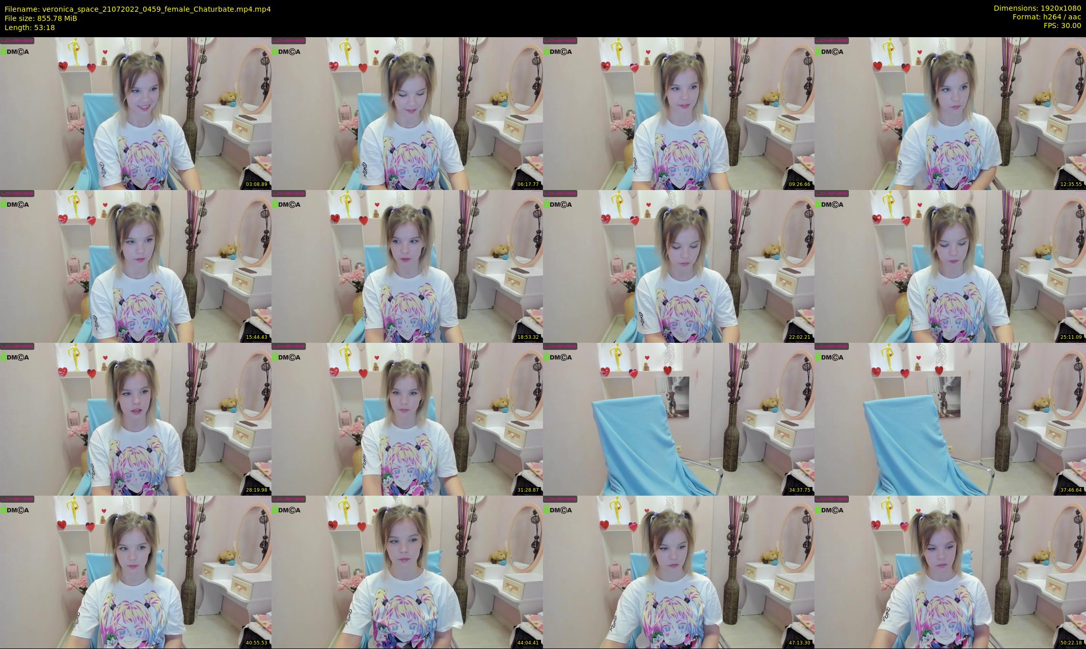 veronica_space — 54 minute Chaturbate female cam show recording, 1080p, Jul 21, 2022