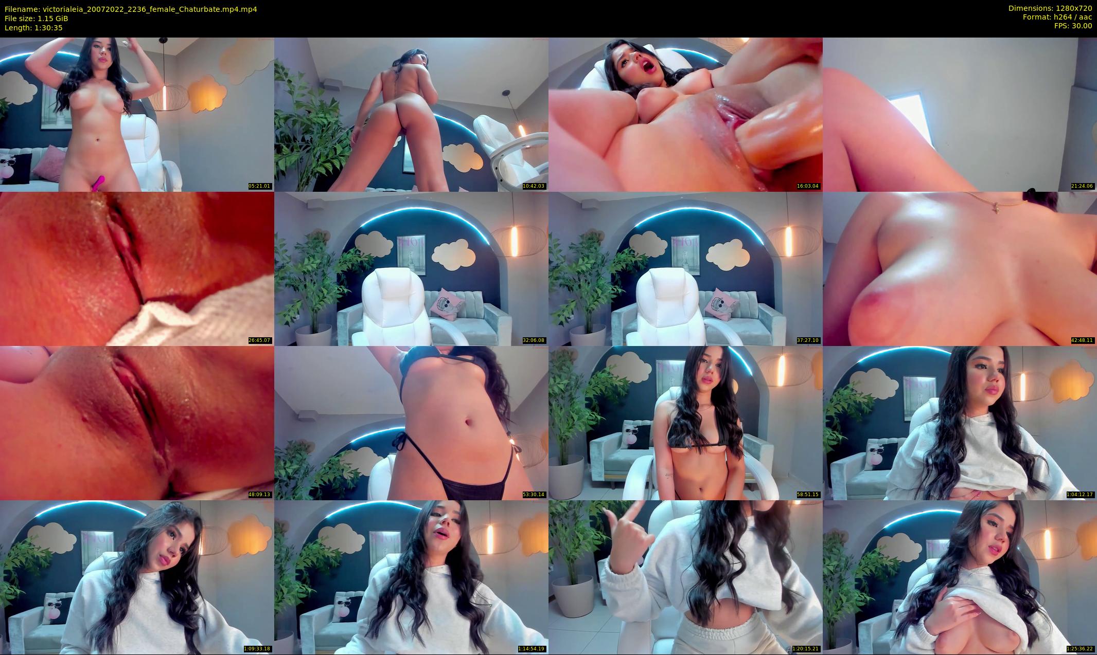 victorialeia — 91 minute Chaturbate female cam show recording, 720p, Jul 20, 2022