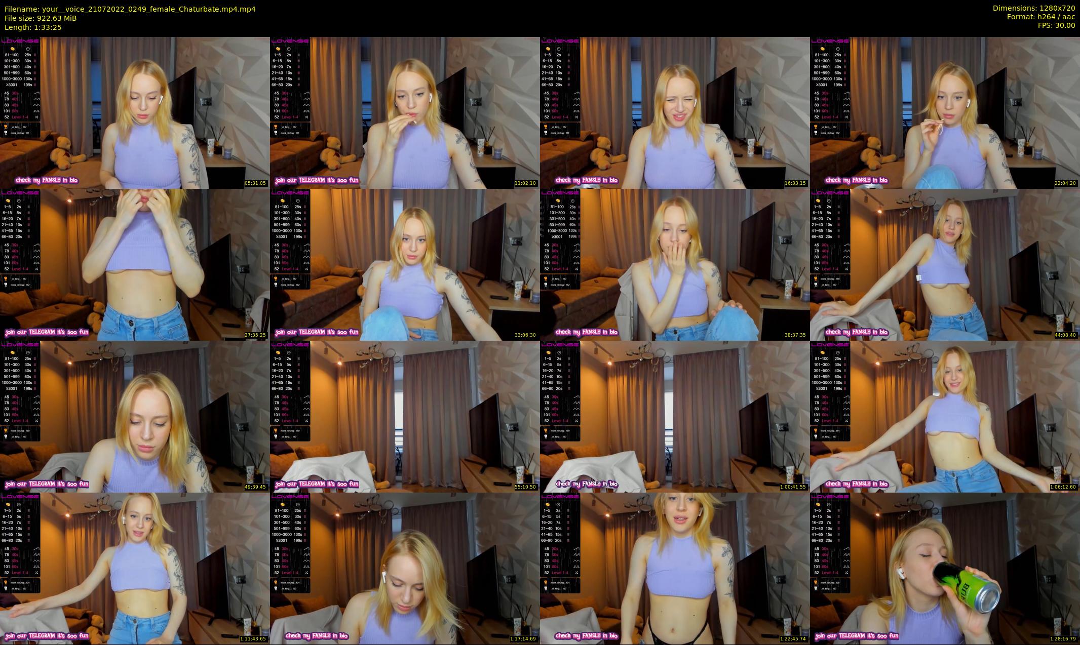your__voice — 94 minute Chaturbate female cam show recording, 720p, Jul 21, 2022