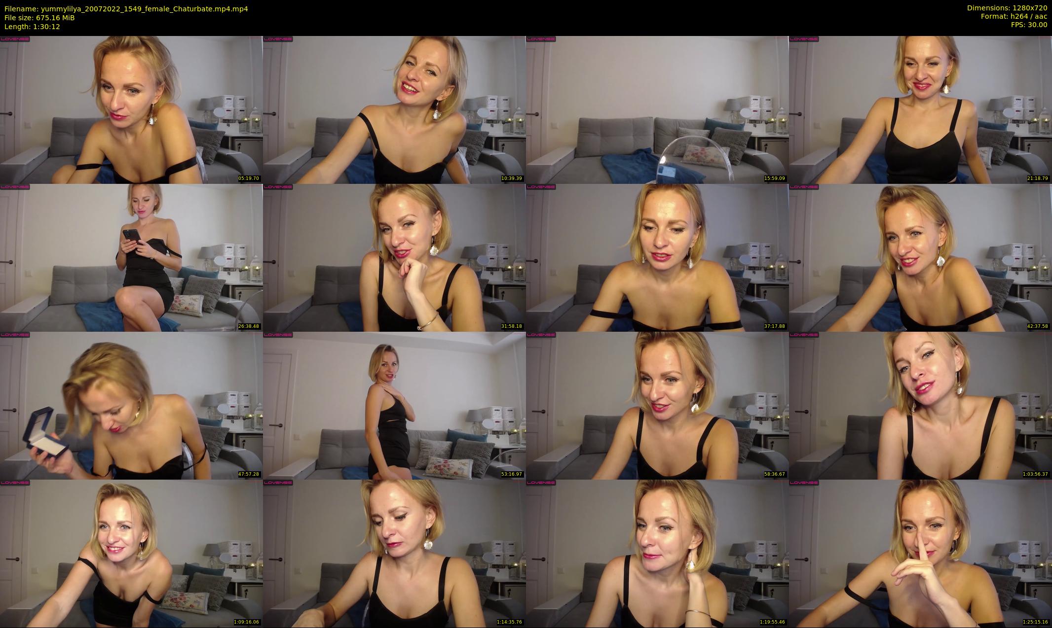 yummylilya — 91 minute Chaturbate female cam show recording, 720p, Jul 20, 2022