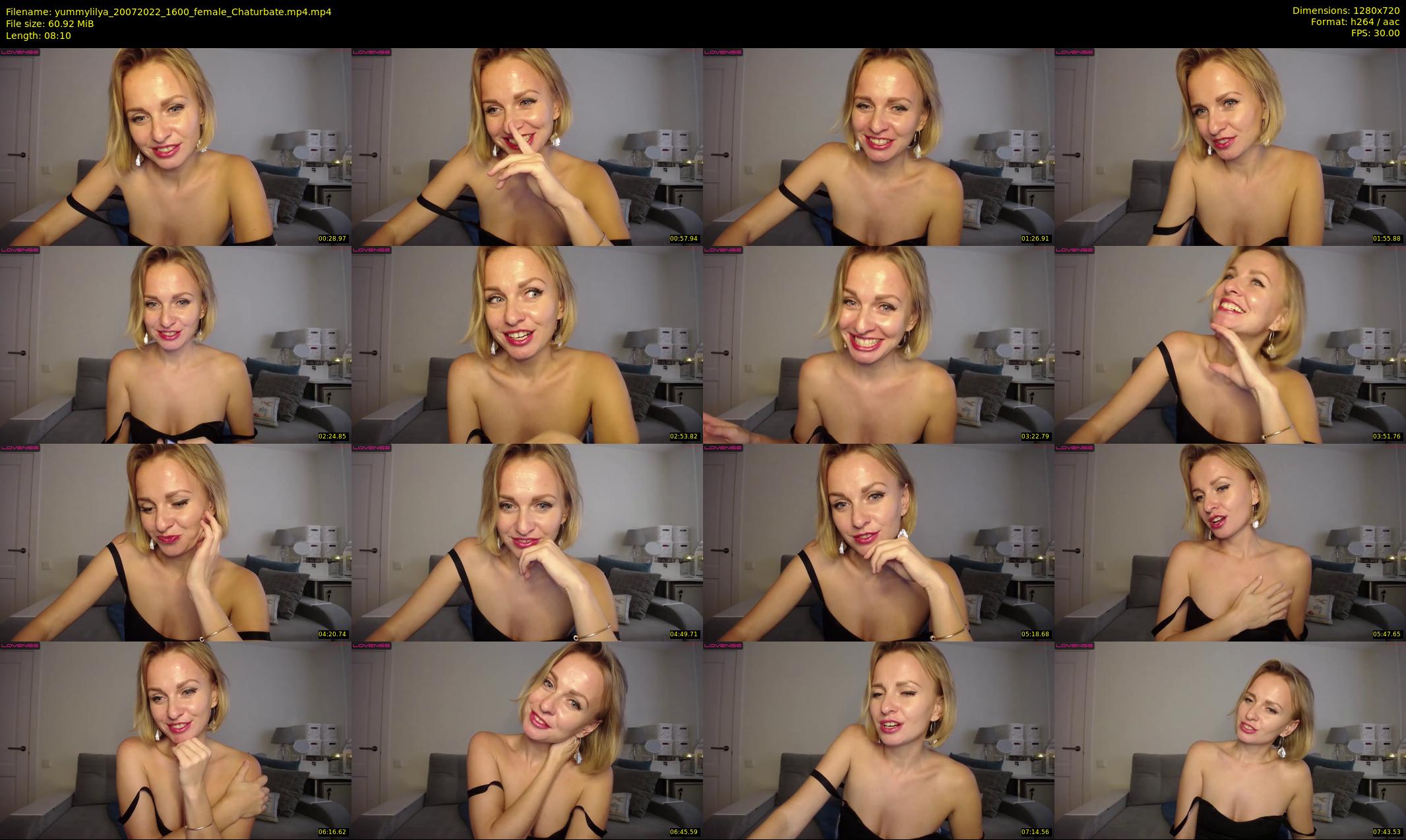 yummylilya — 9 minute Chaturbate female cam show recording, 720p, Jul 20, 2022