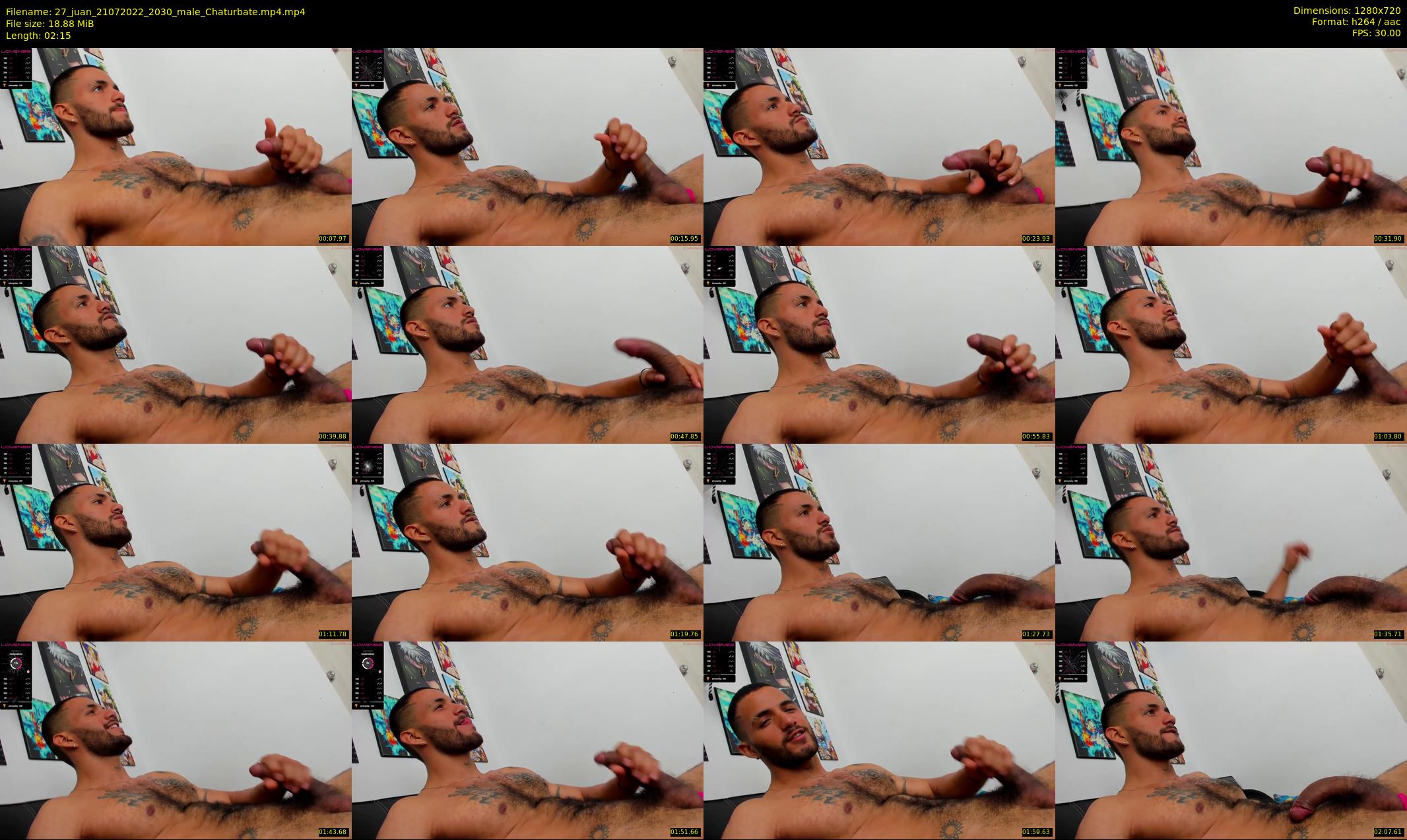 27_juan — 3 minute Chaturbate male cam show recording, 720p, Jul 21, 2022