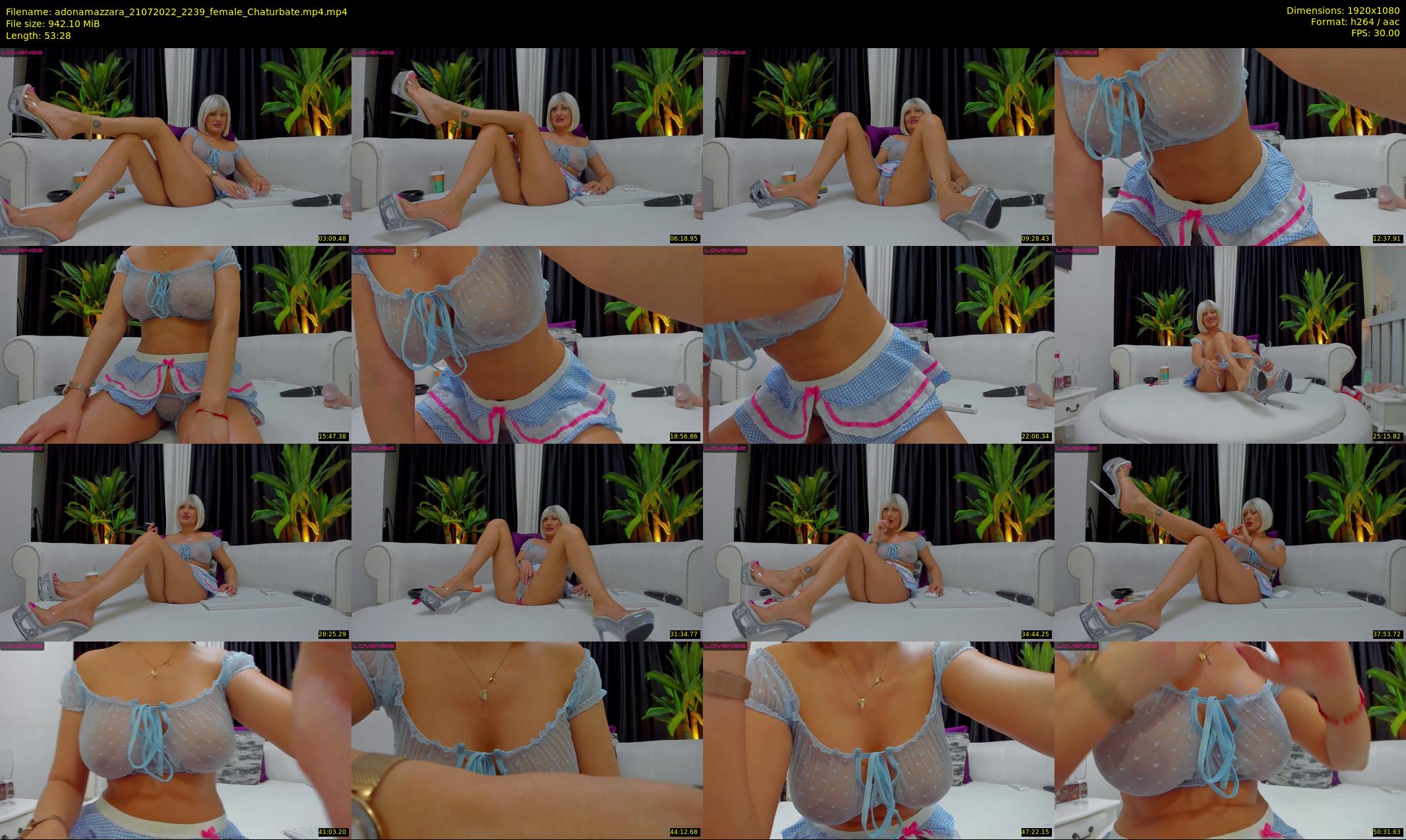 adonamazzara — 54 minute Chaturbate female cam show recording, 1080p, Jul 21, 2022