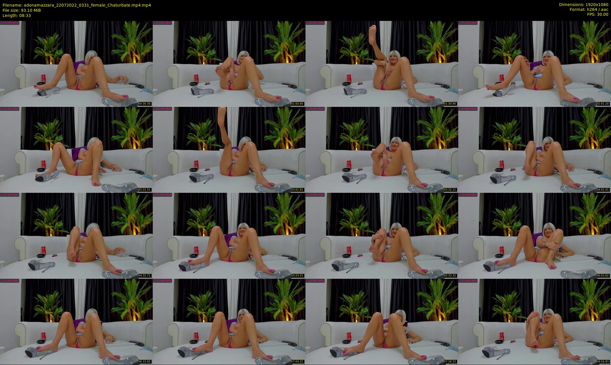 adonamazzara — 9 minute Chaturbate female cam show recording, 1080p, Jul 22, 2022