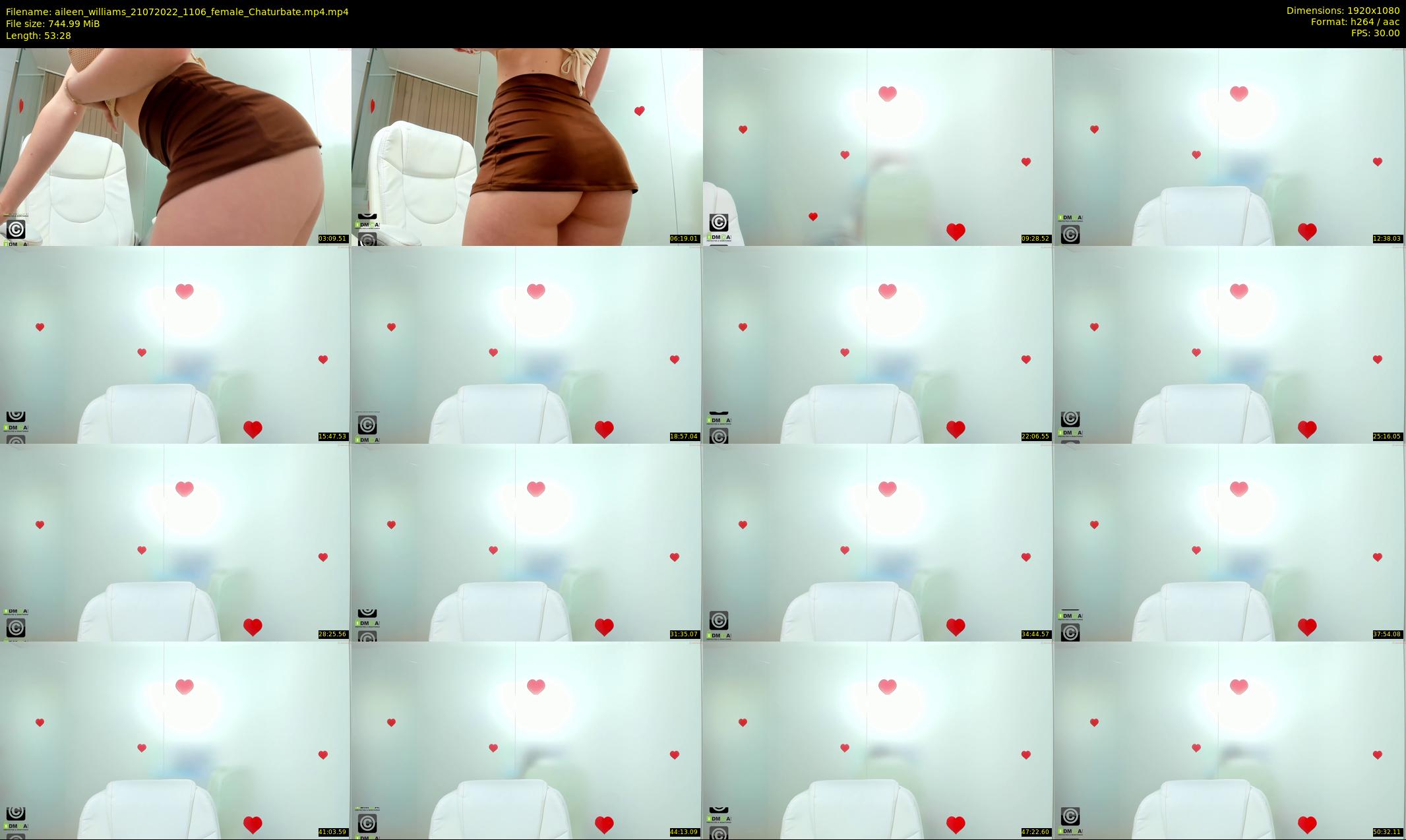aileen_williams — 54 minute Chaturbate female cam show recording, 1080p, Jul 21, 2022