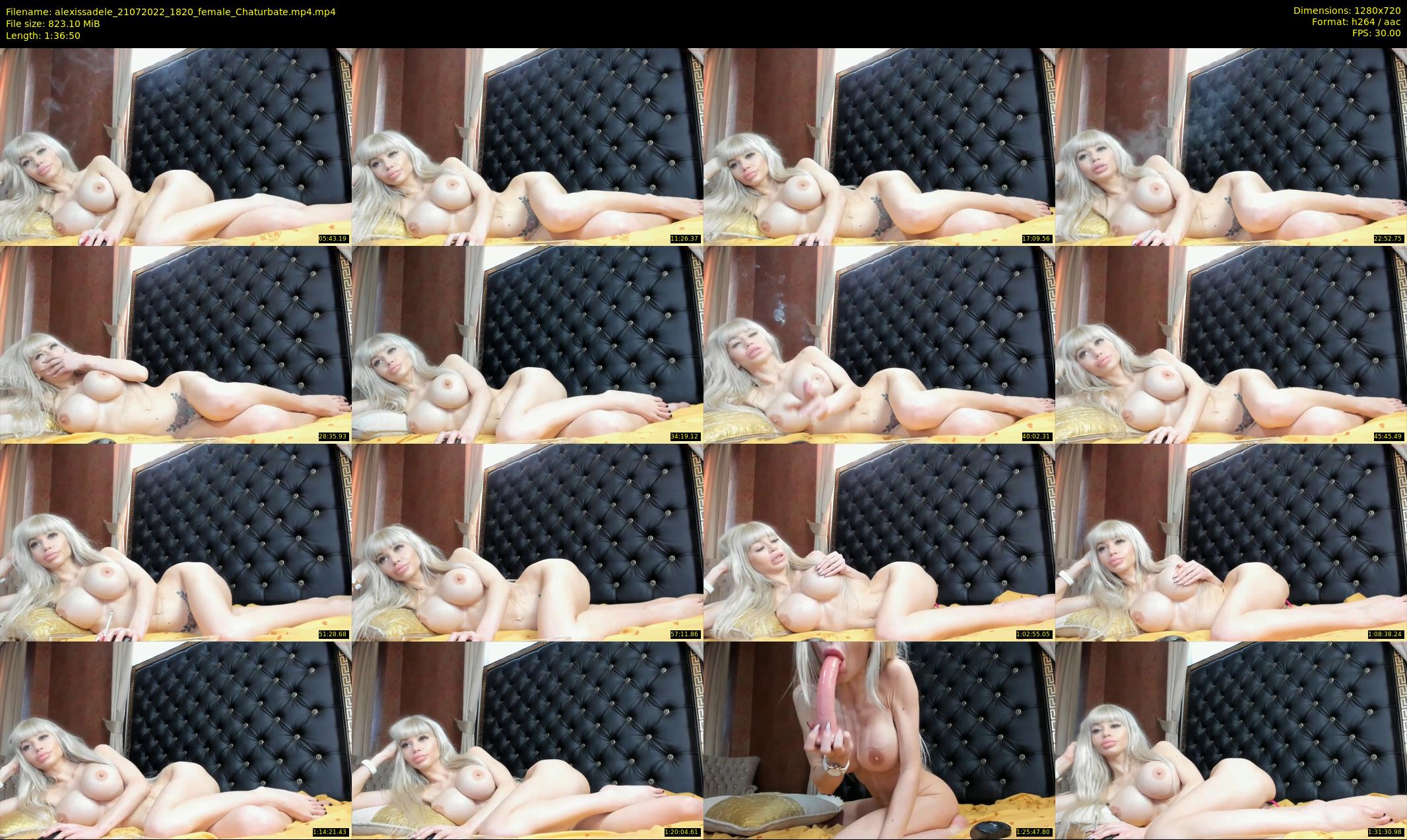 alexissadele — 97 minute Chaturbate female cam show recording, 720p, Jul 21, 2022
