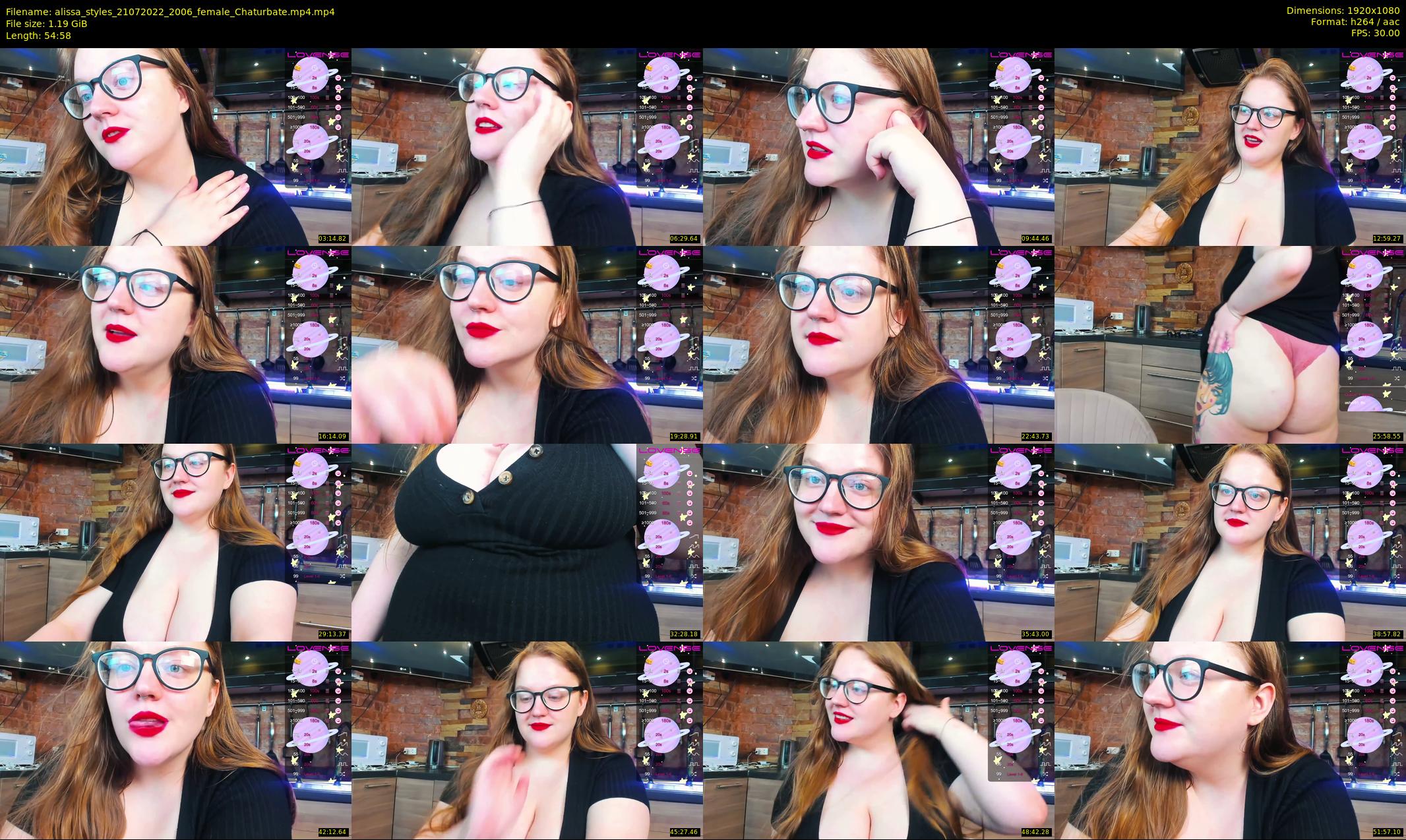 alissa_styles — 55 minute Chaturbate female cam show recording, 1080p, Jul 21, 2022