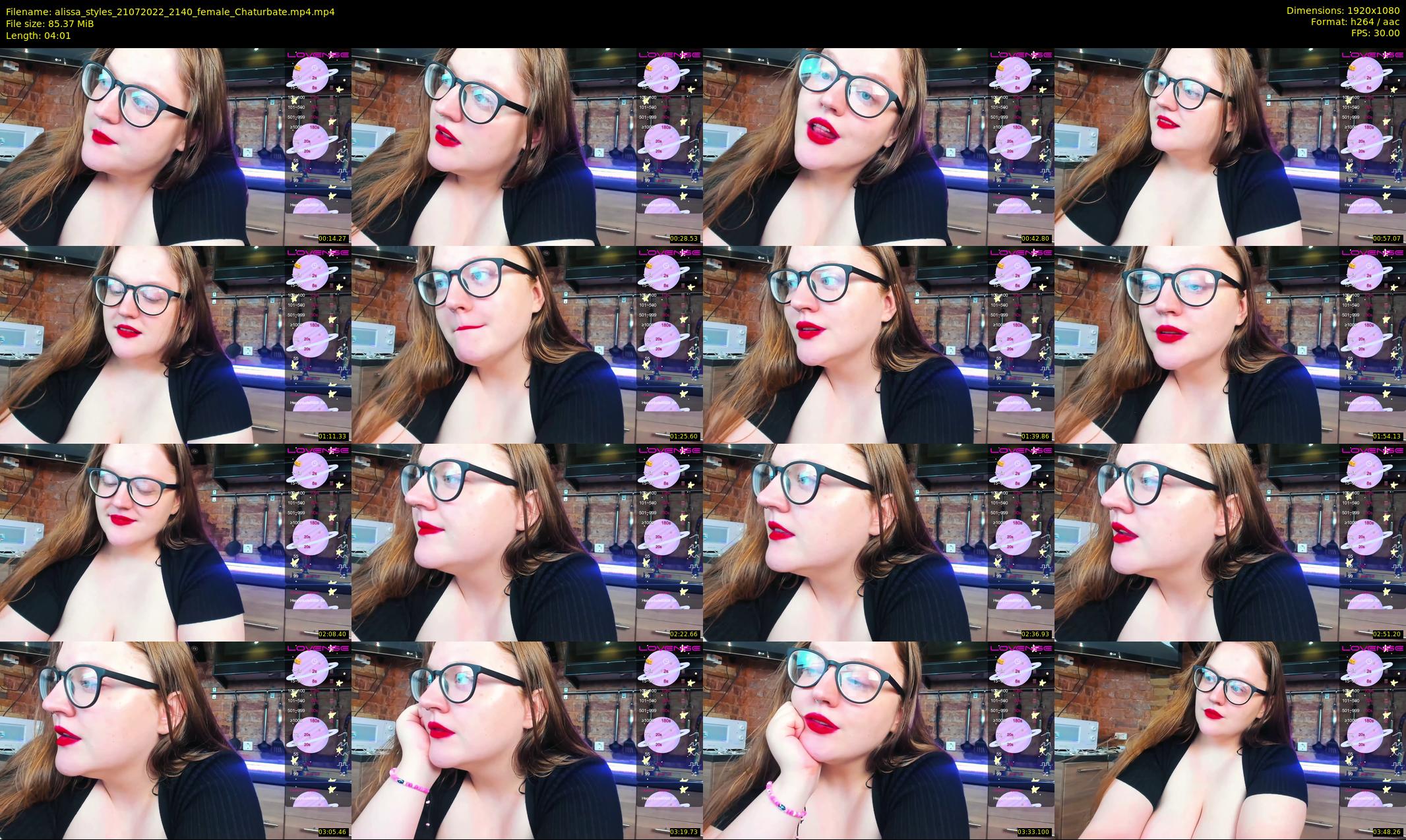 alissa_styles — 5 minute Chaturbate female cam show recording, 1080p, Jul 21, 2022