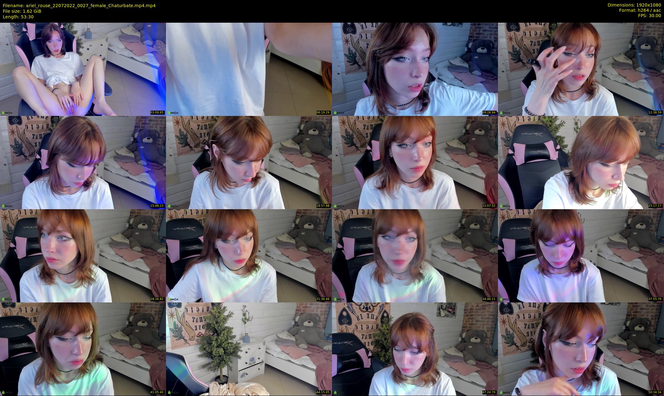 ariel_rouse — 54 minute Chaturbate female cam show recording, 1080p, Jul 22, 2022