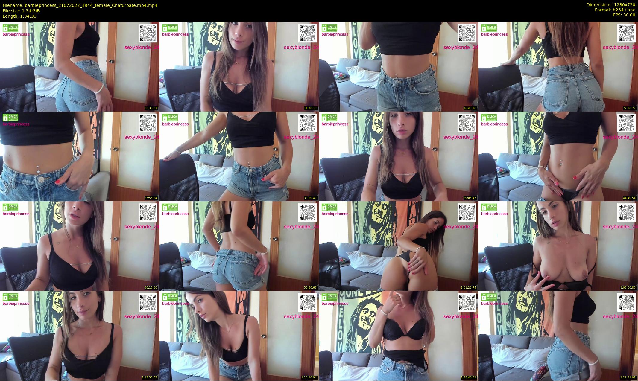 barbieprincess — 95 minute Chaturbate female cam show recording, 720p, Jul 21, 2022