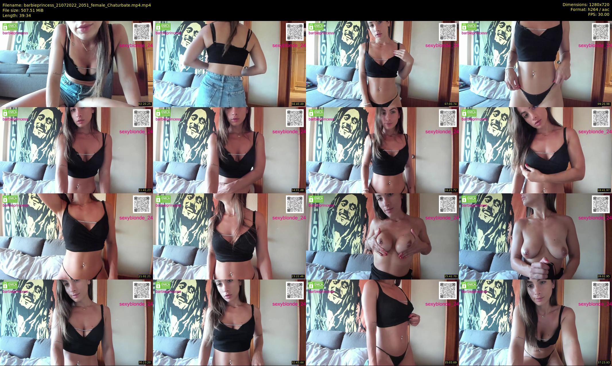 barbieprincess — 40 minute Chaturbate female cam show recording, 720p, Jul 21, 2022
