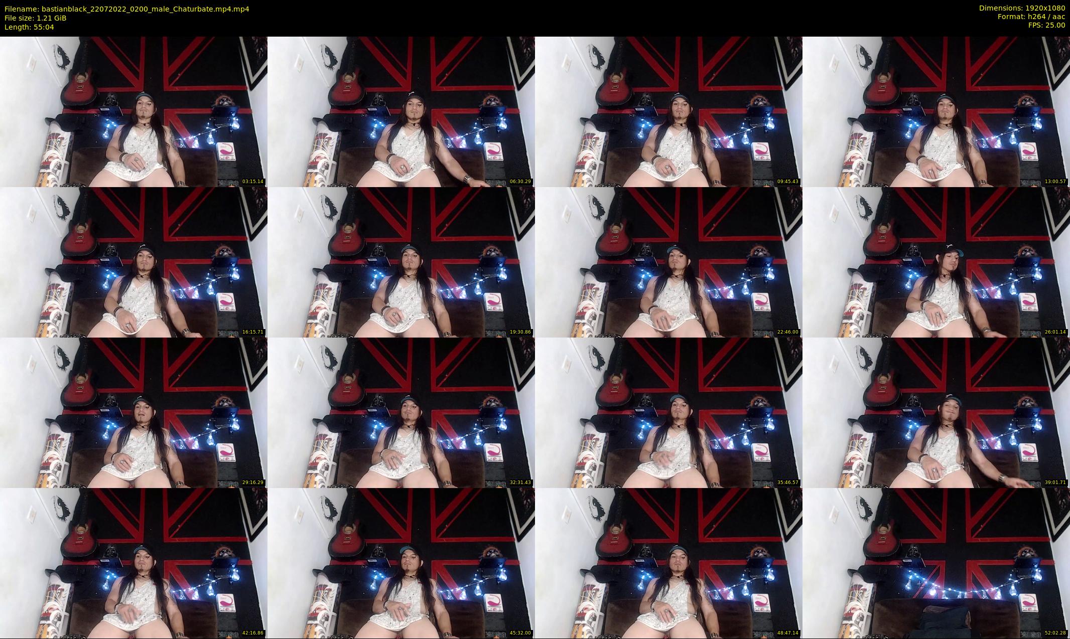 bastianblack — 56 minute Chaturbate male cam show recording, 1080p, Jul 22, 2022