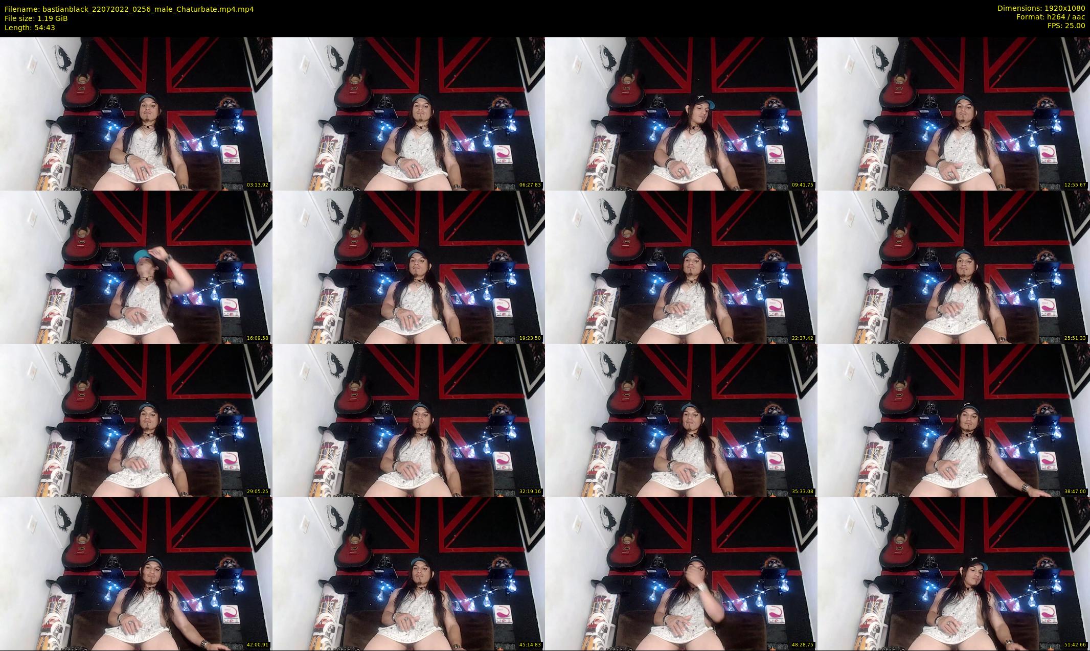 bastianblack — 55 minute Chaturbate male cam show recording, 1080p, Jul 22, 2022