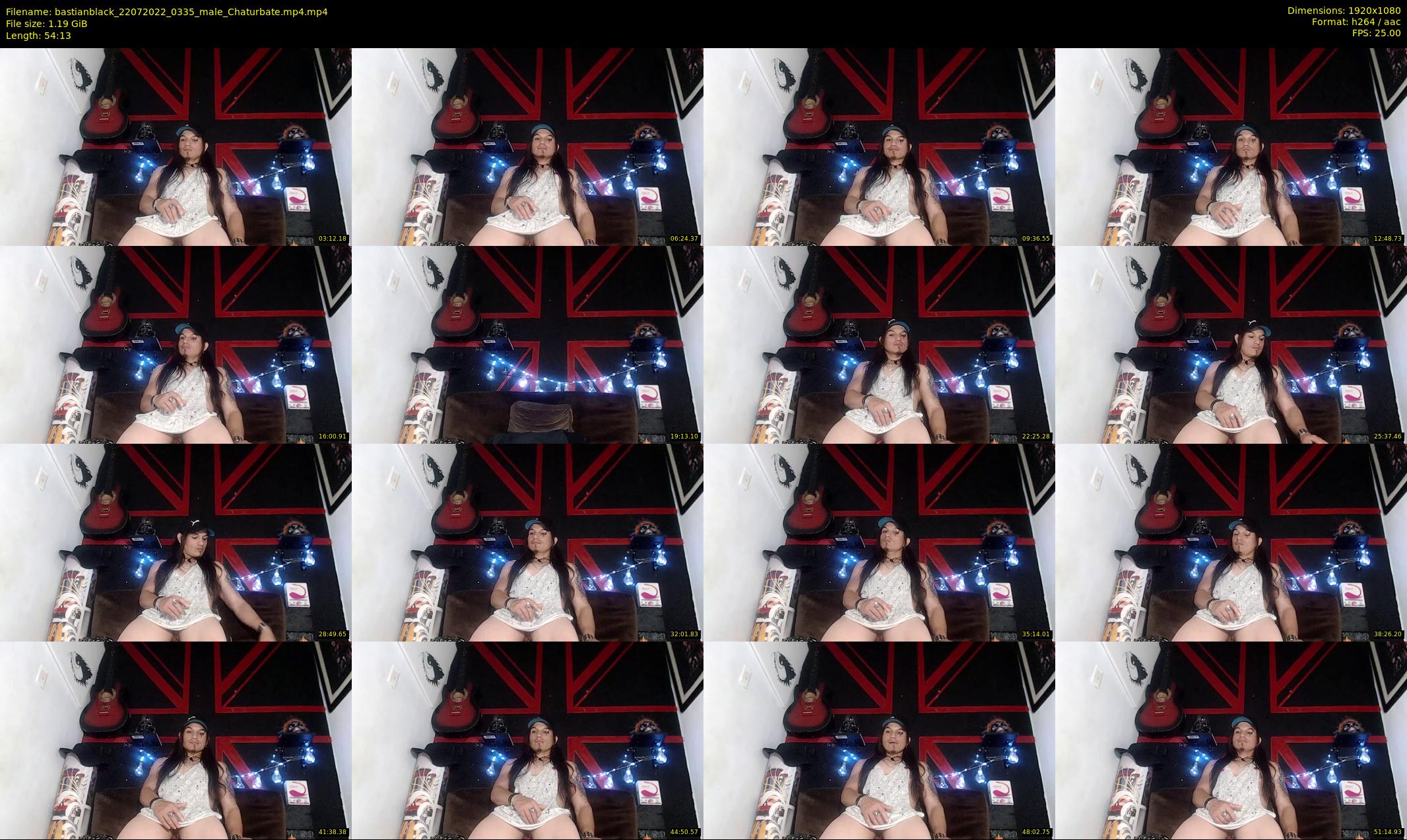 bastianblack — 55 minute Chaturbate male cam show recording, 1080p, Jul 22, 2022