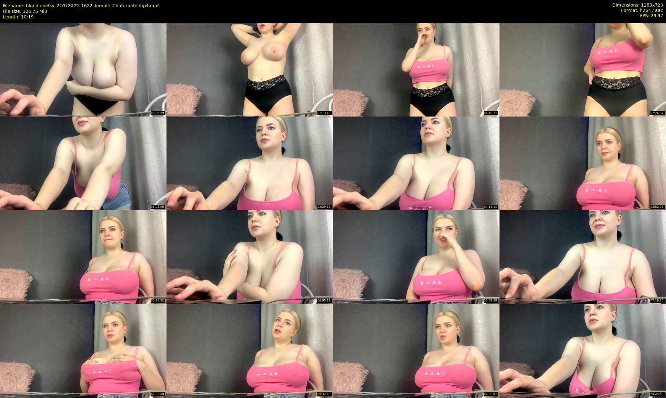 blondiebetsy — 11 minute Chaturbate female cam show recording, 720p, Jul 21, 2022