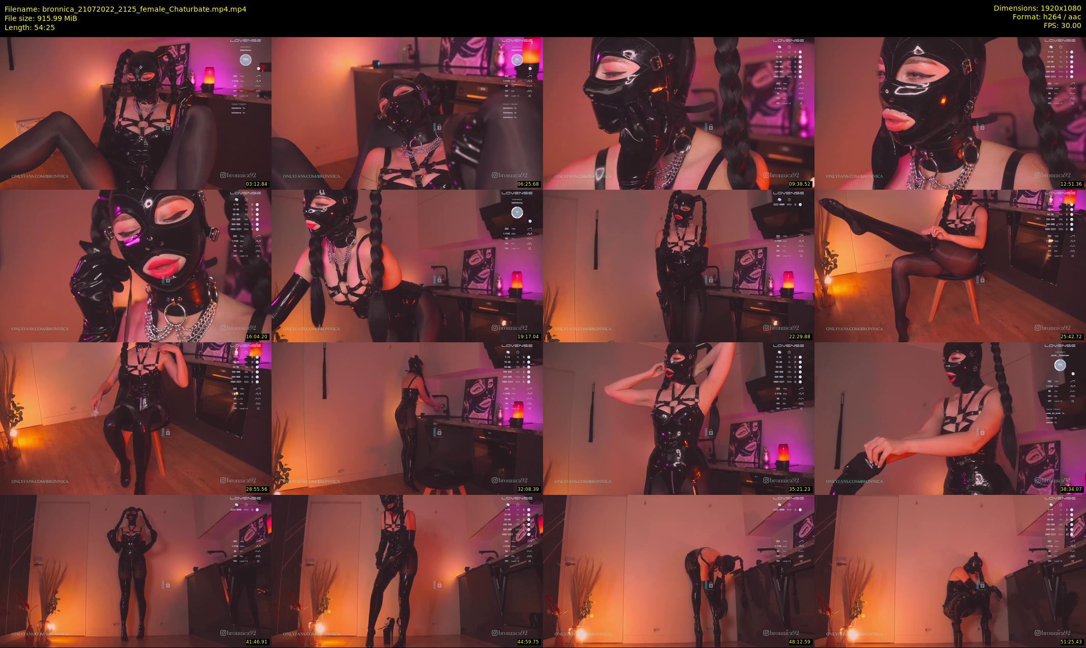 bronnica — 55 minute Chaturbate female cam show recording, 1080p, Jul 21, 2022