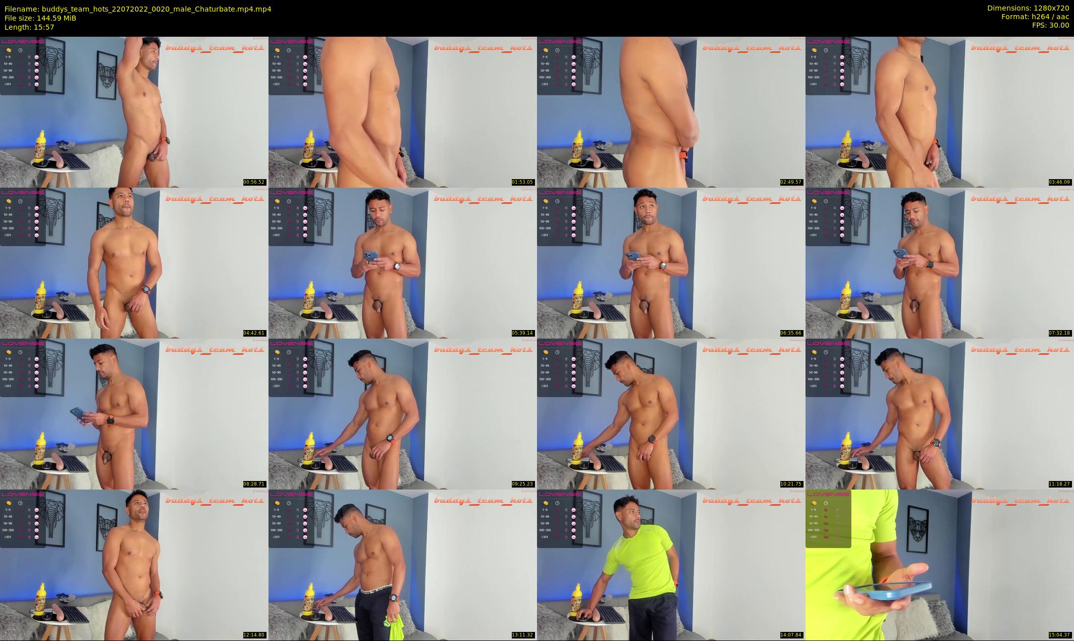 buddys_team_hots — 16 minute Chaturbate couple cam show recording, 720p, Jul 22, 2022