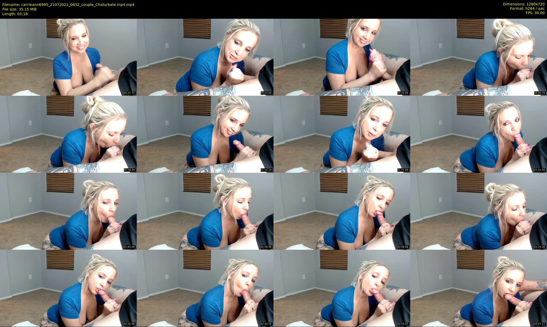 carrieann6995 — 4 minute Chaturbate couple cam show recording, 720p, Jul 21, 2022