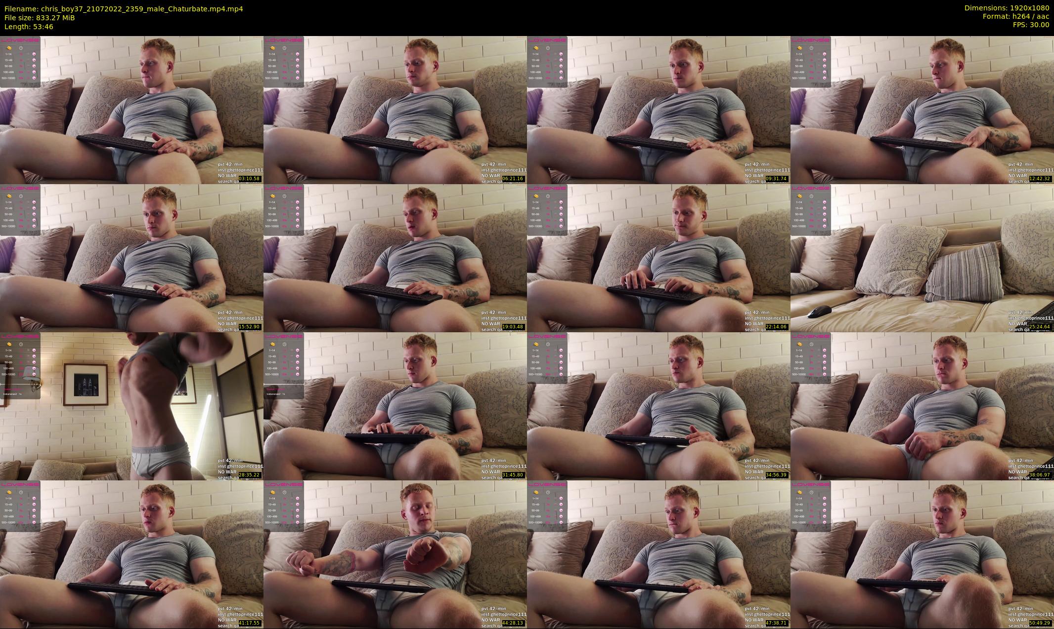 chris_boy37 — 54 minute Chaturbate male cam show recording, 1080p, Jul 21, 2022