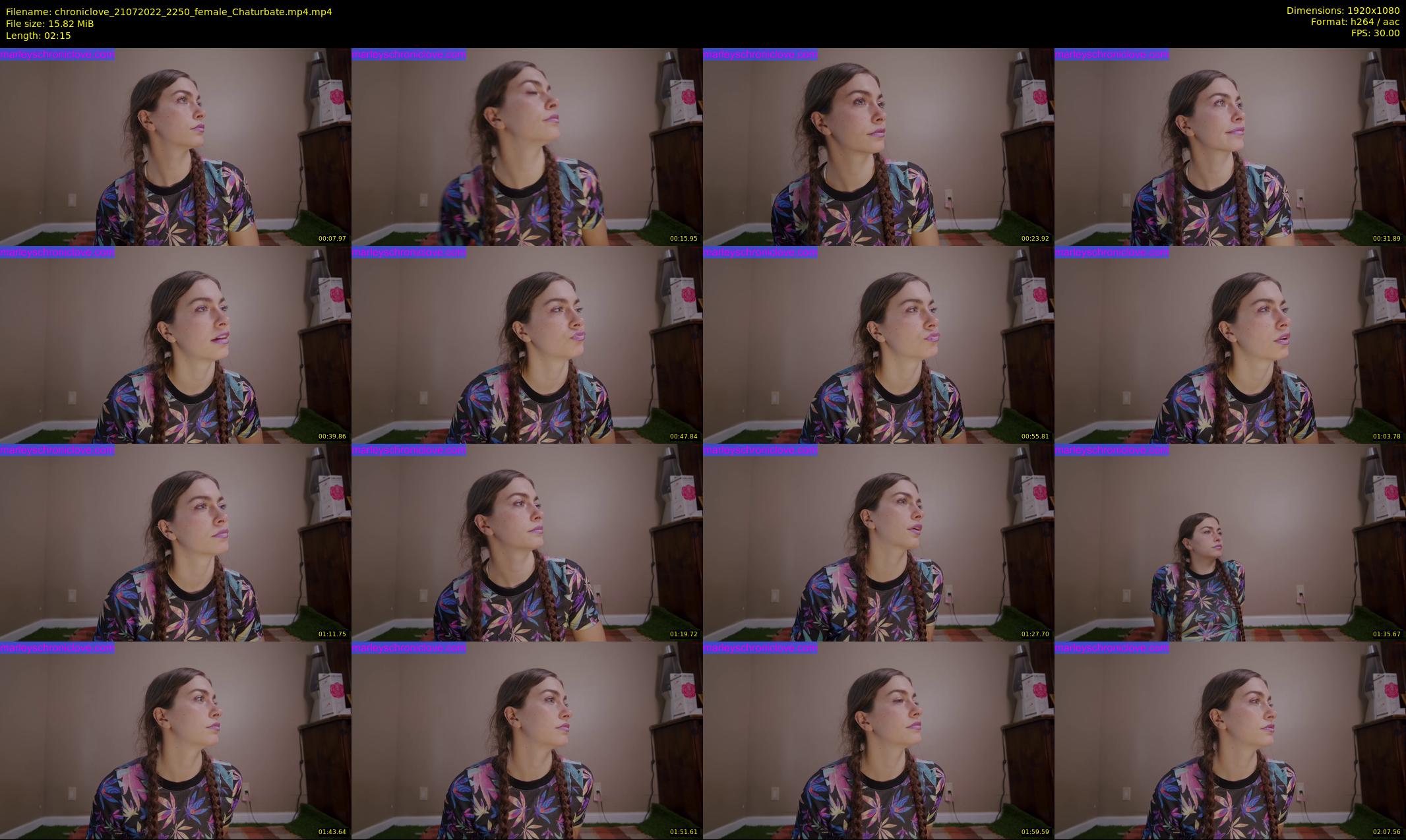 chroniclove — 3 minute Chaturbate female cam show recording, 1080p, Jul 21, 2022